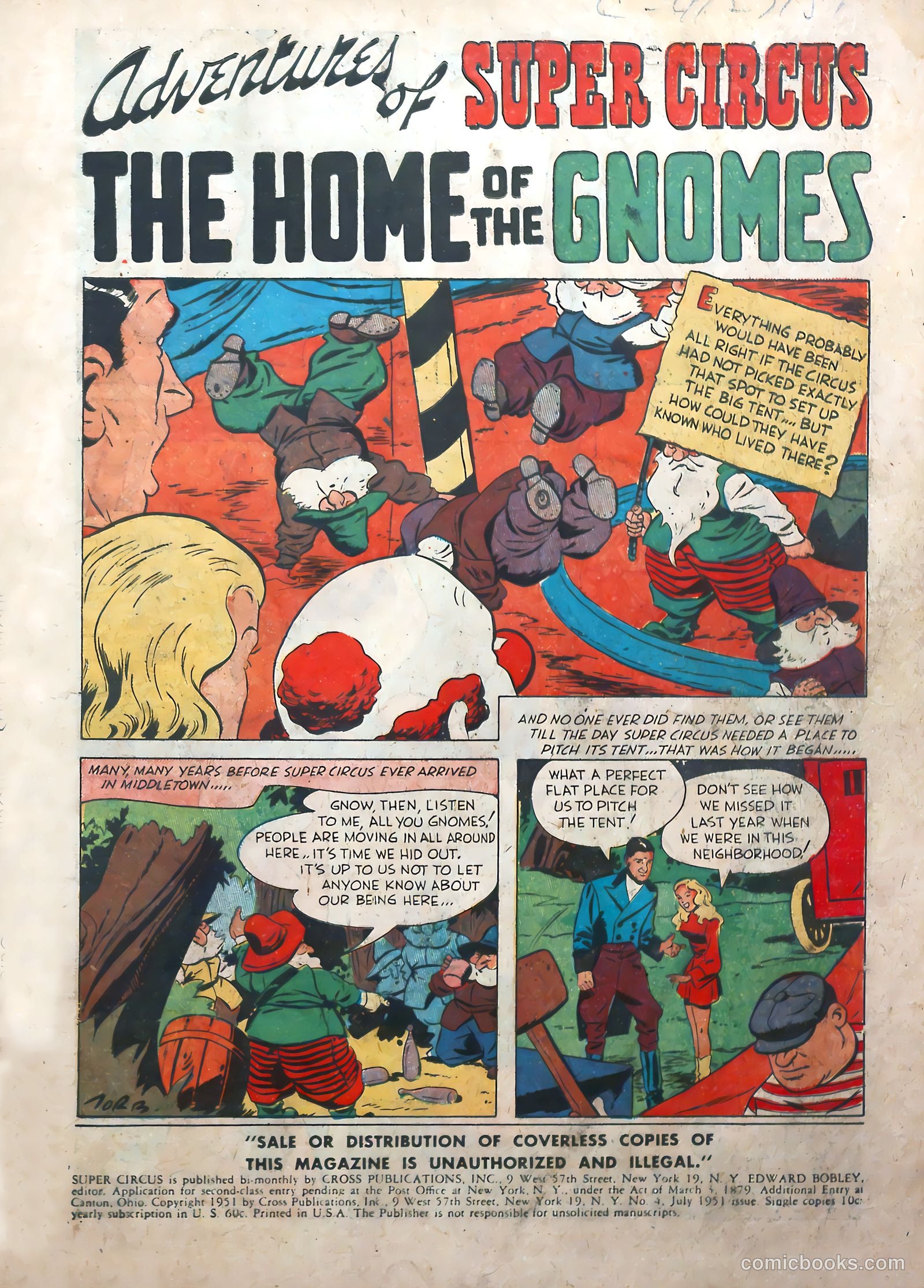 Super Circus #4 (1951) — page 3 of 37