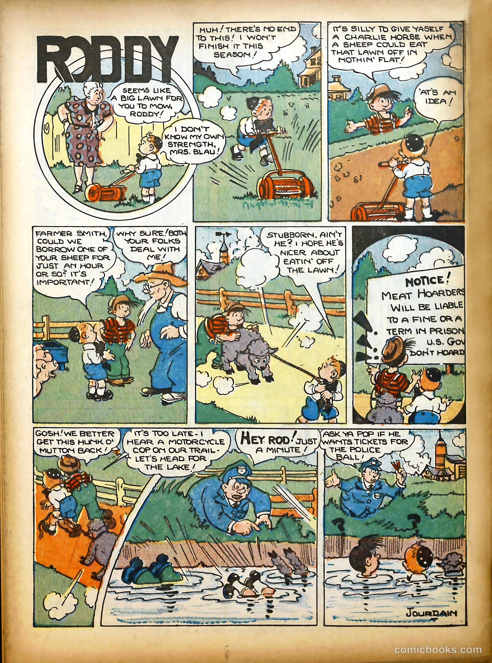 Super-Dooper Comics #8 (1946) — page 32 of 32