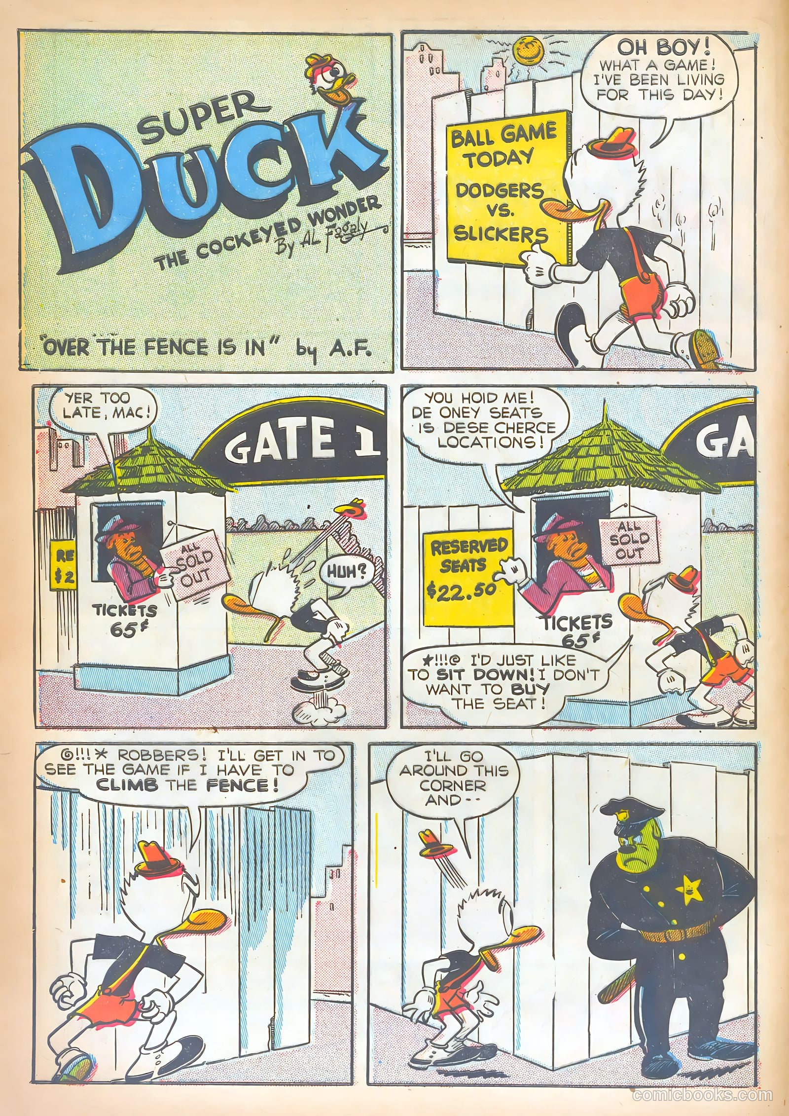 Super Duck Comics #22 (1948) — page 12 of 52