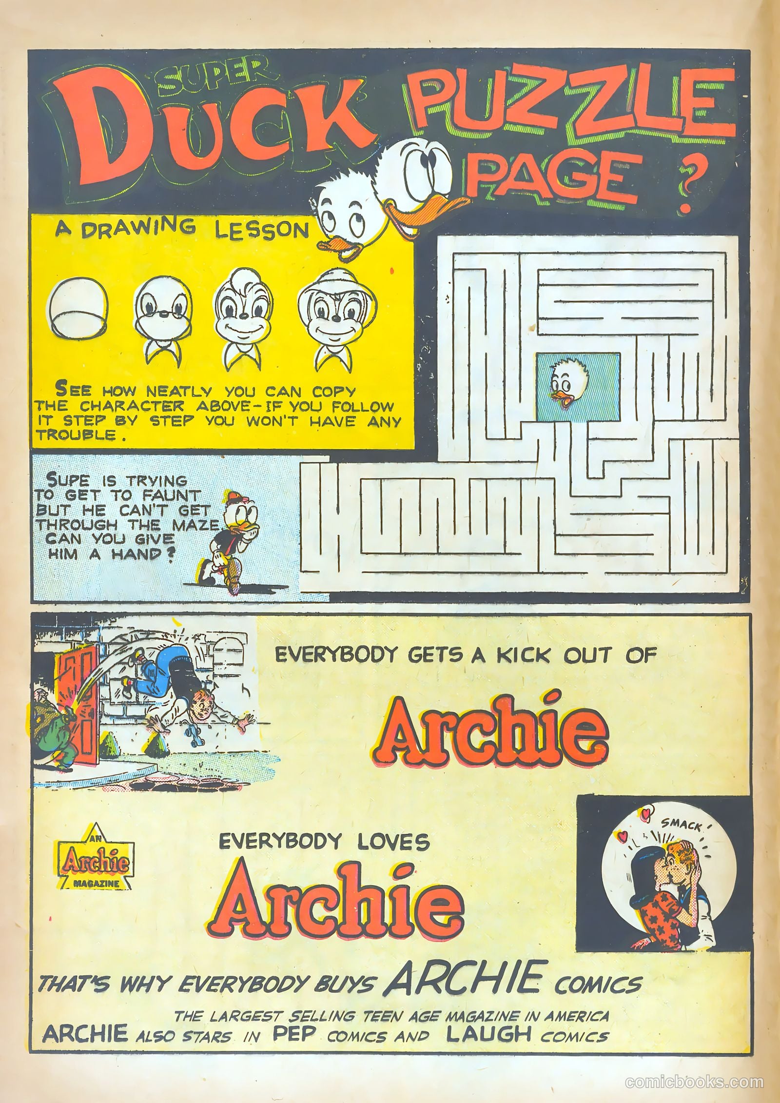Super Duck Comics #22 (1948) — page 16 of 52