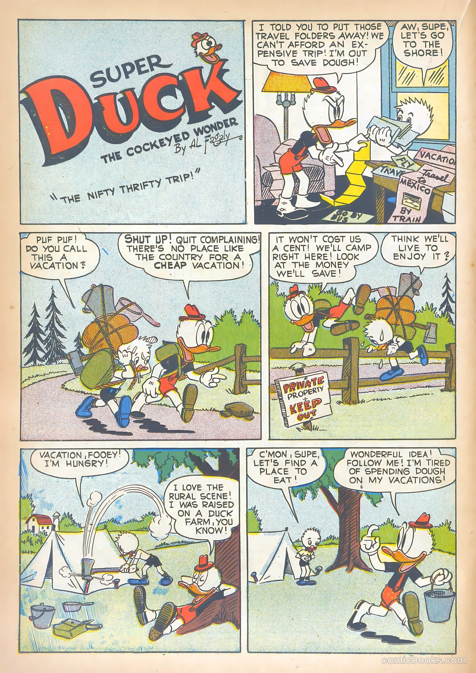 Super Duck Comics #22 (1948) — page 20 of 52