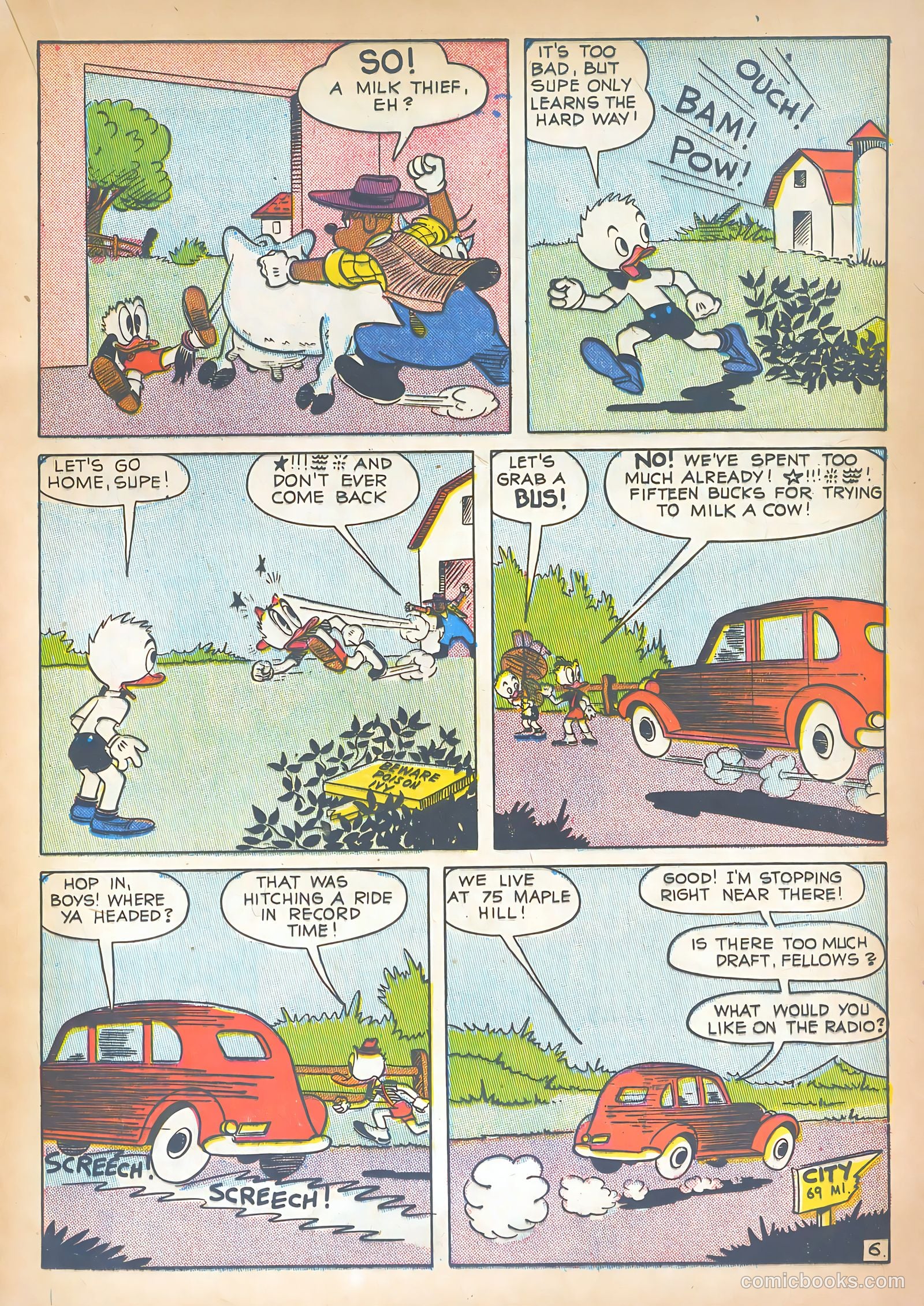 Super Duck Comics #22 (1948) — page 25 of 52