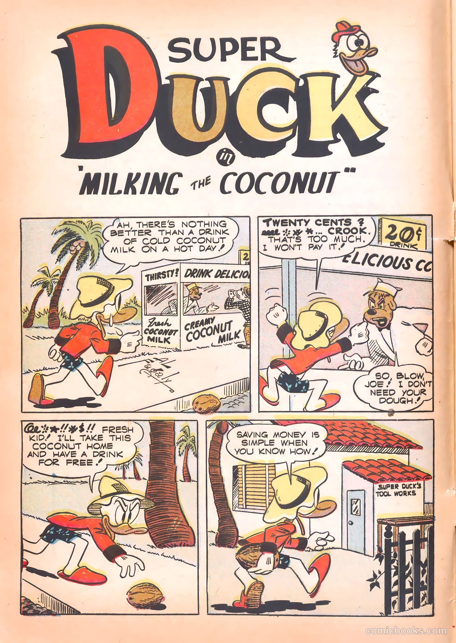 Super Duck Comics #23 (1948) — page 10 of 52
