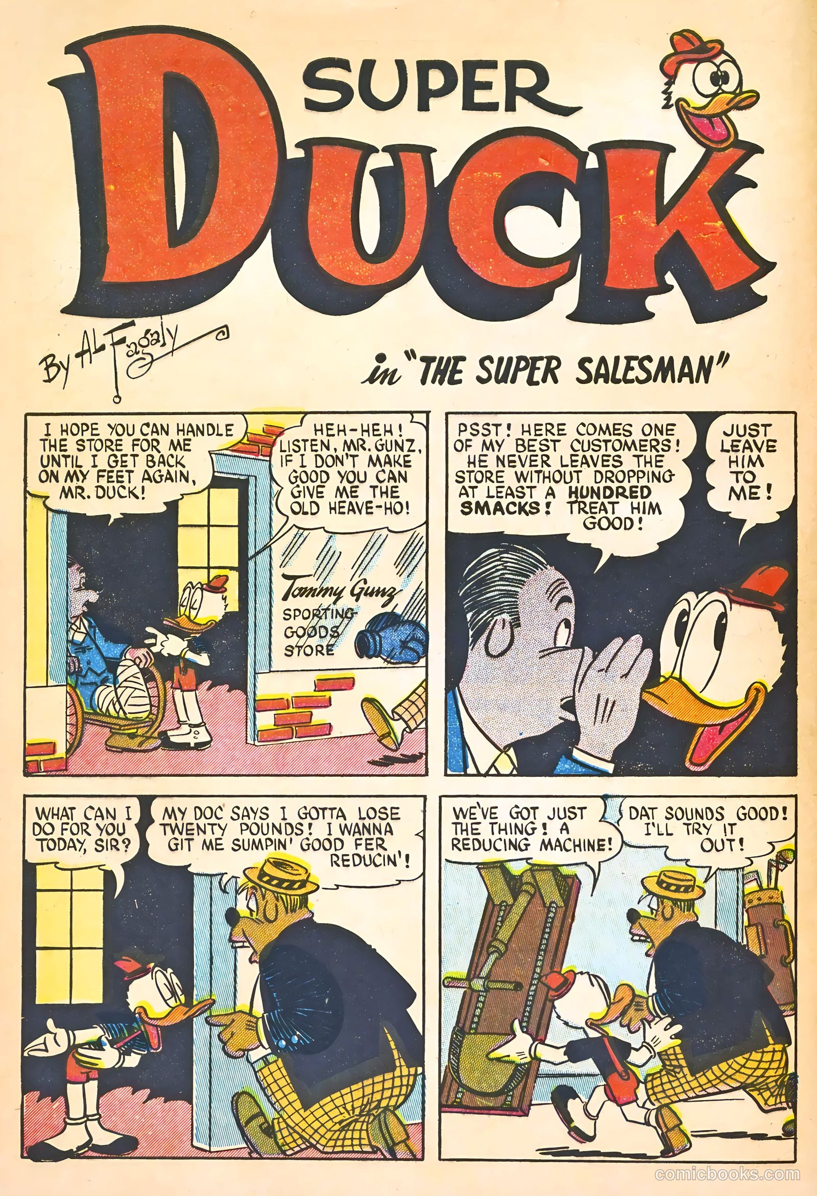 Super Duck Comics #24 (1949) — page 10 of 52