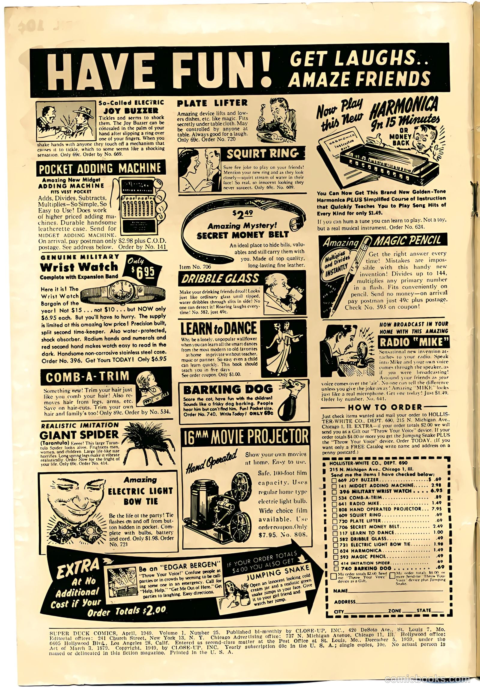Super Duck Comics #25 (1949) — page 2 of 52