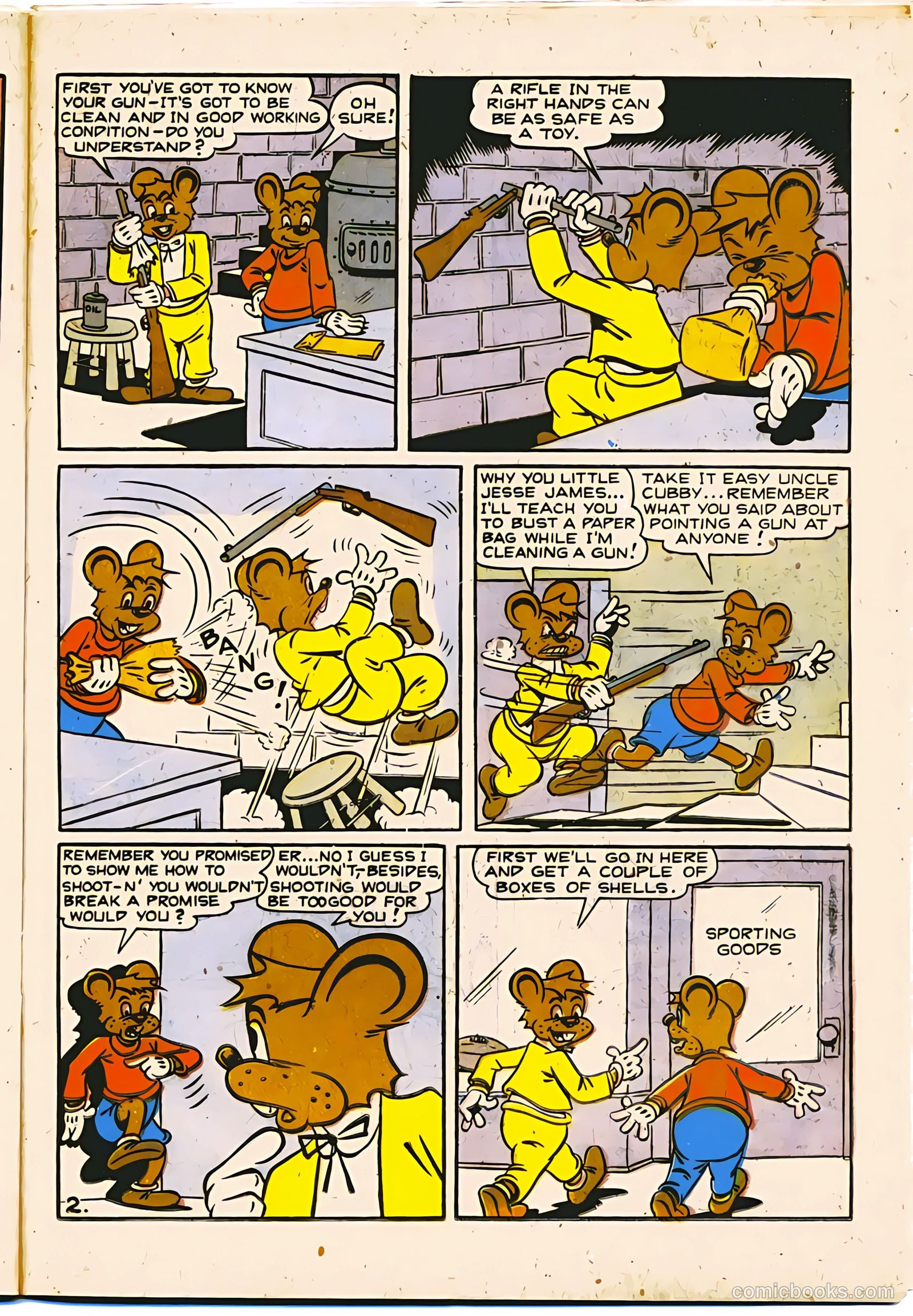 Super Duck Comics #25 (1949) — page 35 of 52