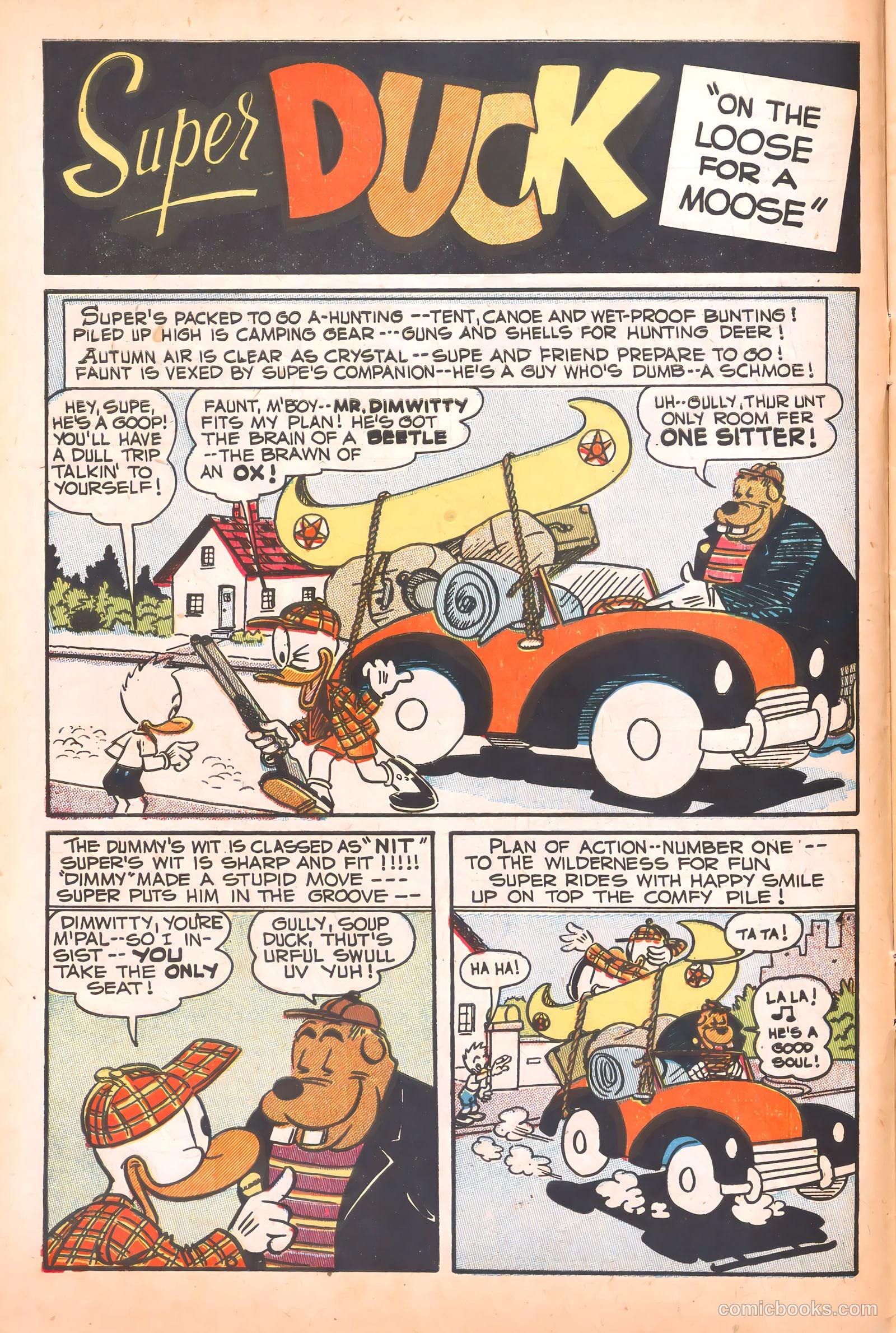 Super Duck Comics #27 (1949) — page 12 of 52
