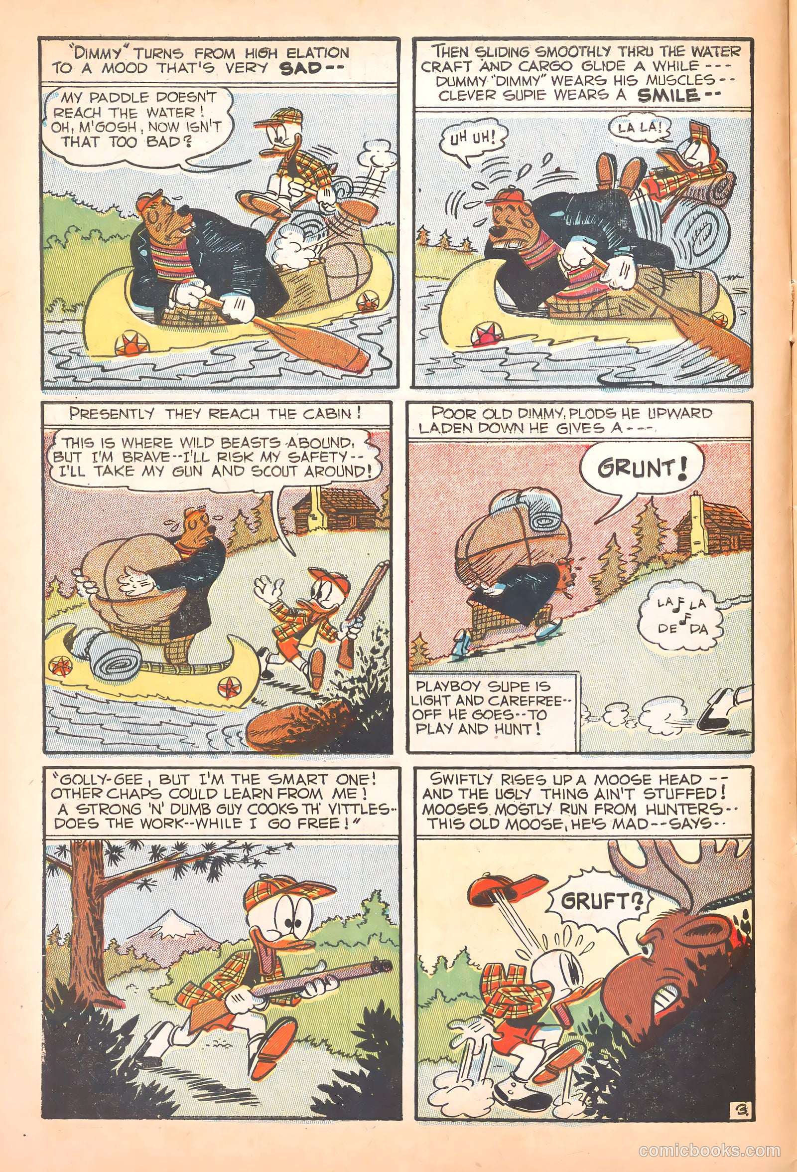 Super Duck Comics #27 (1949) — page 14 of 52