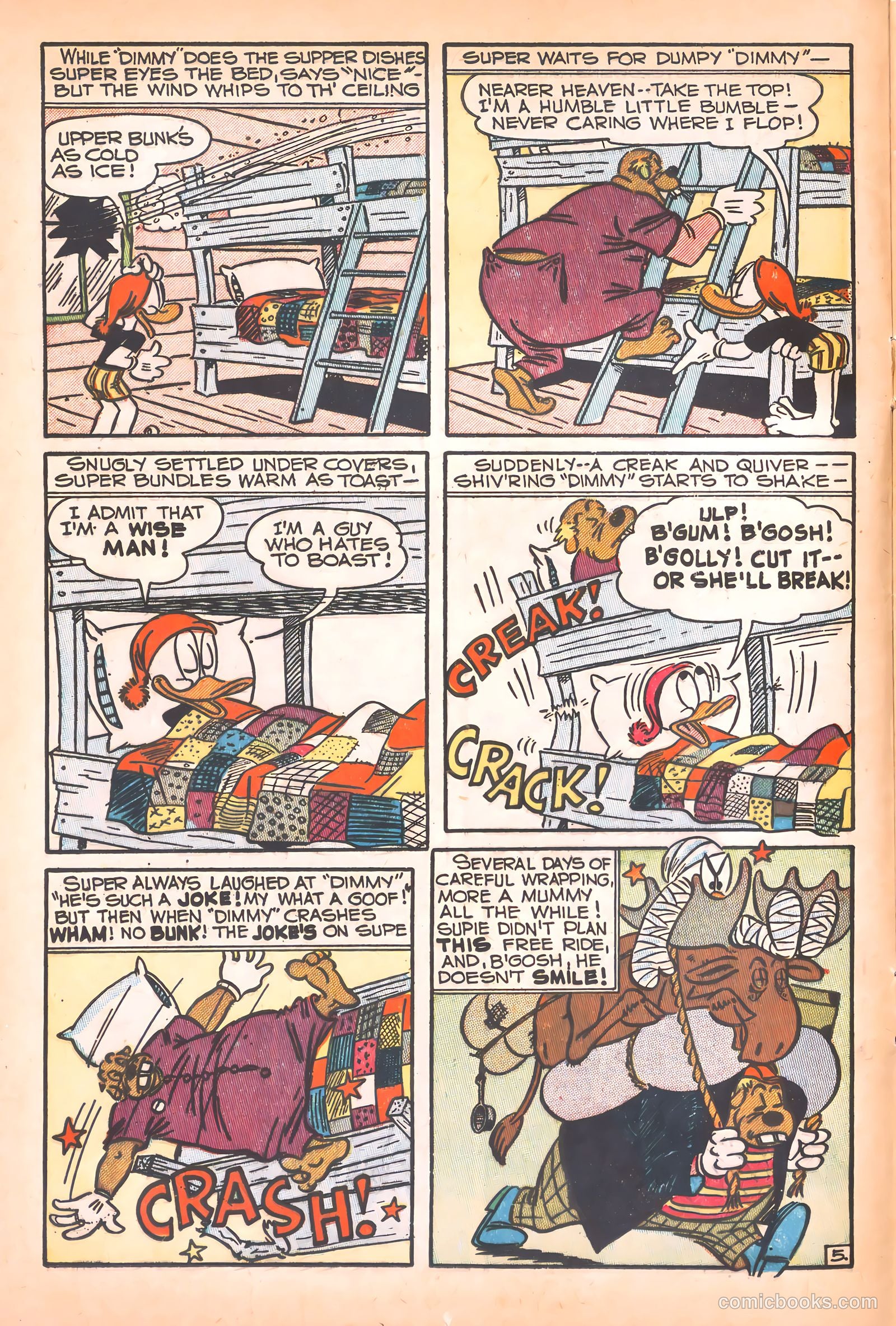 Super Duck Comics #27 (1949) — page 16 of 52