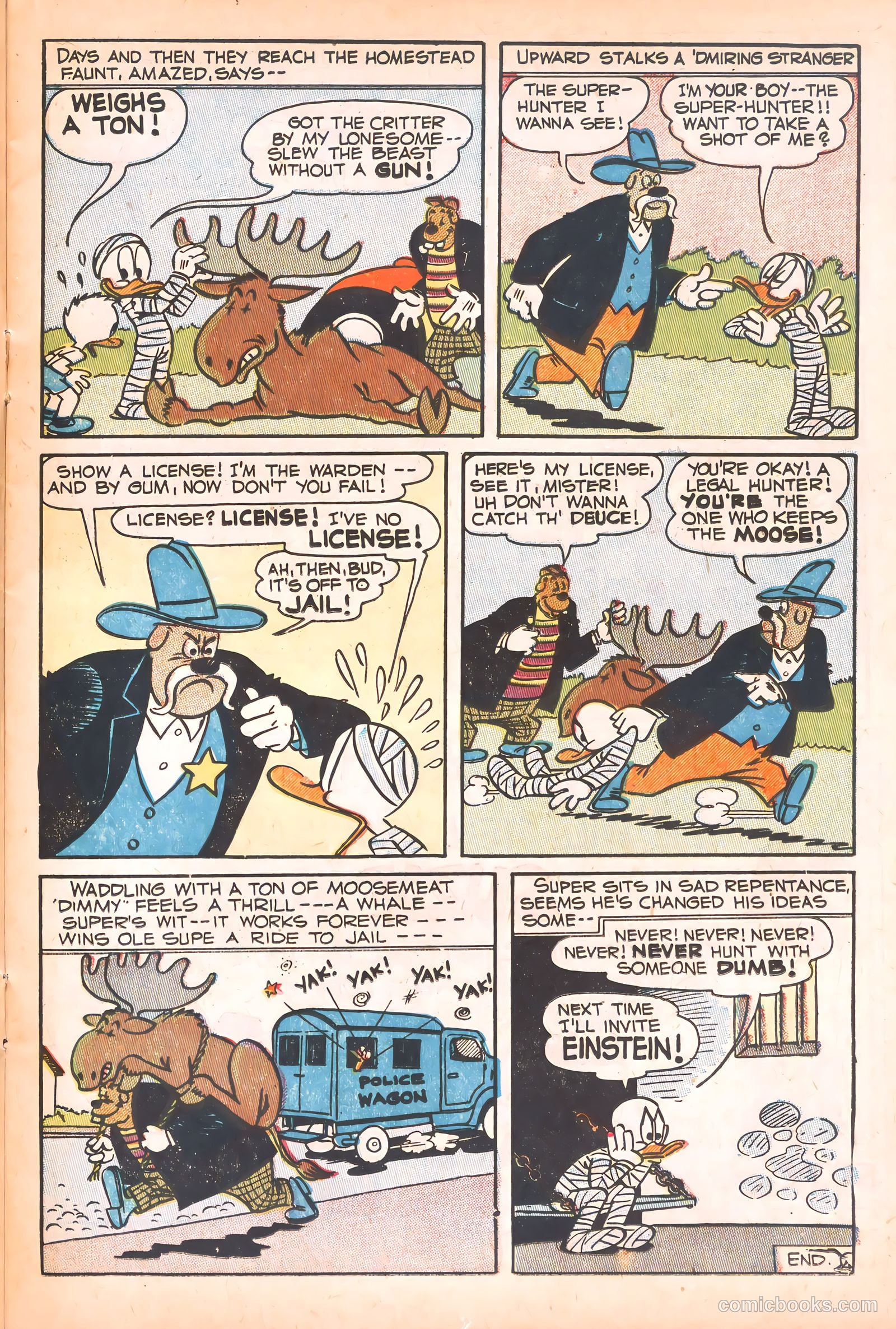 Super Duck Comics #27 (1949) — page 17 of 52
