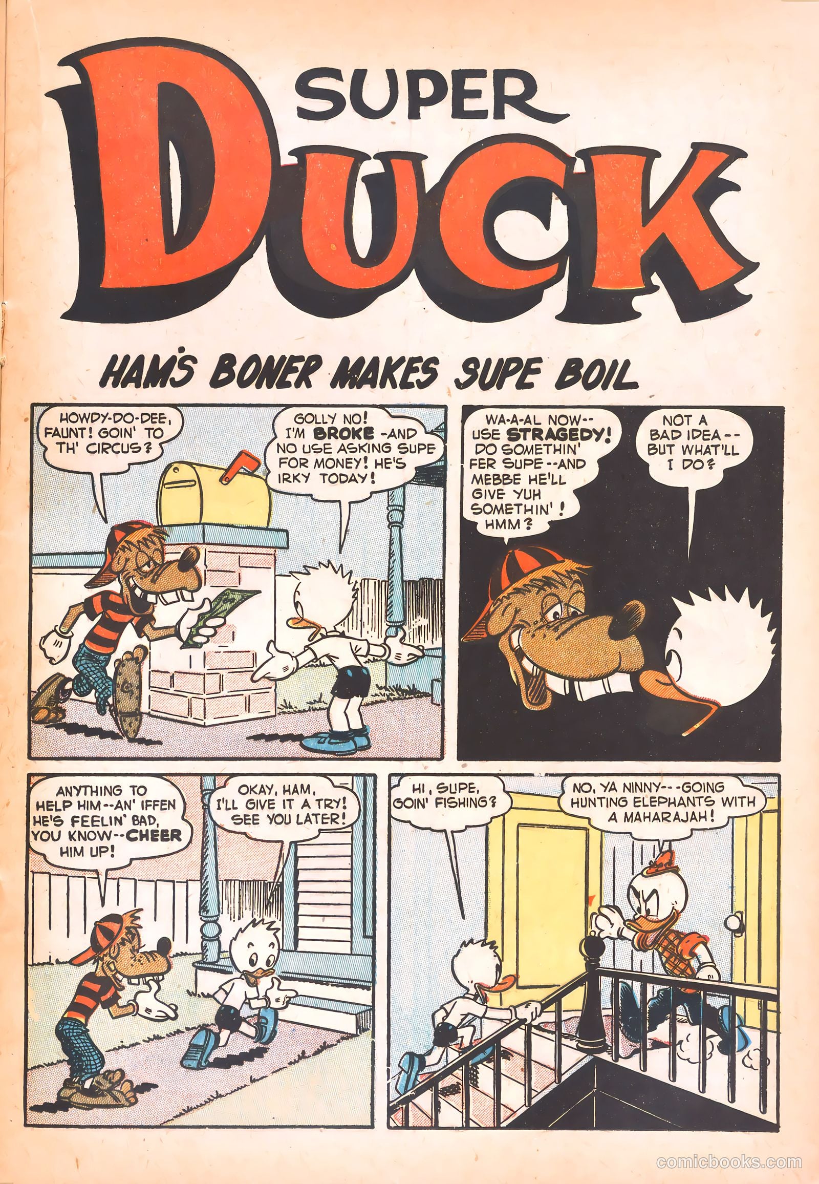 Super Duck Comics #27 (1949) — page 19 of 52