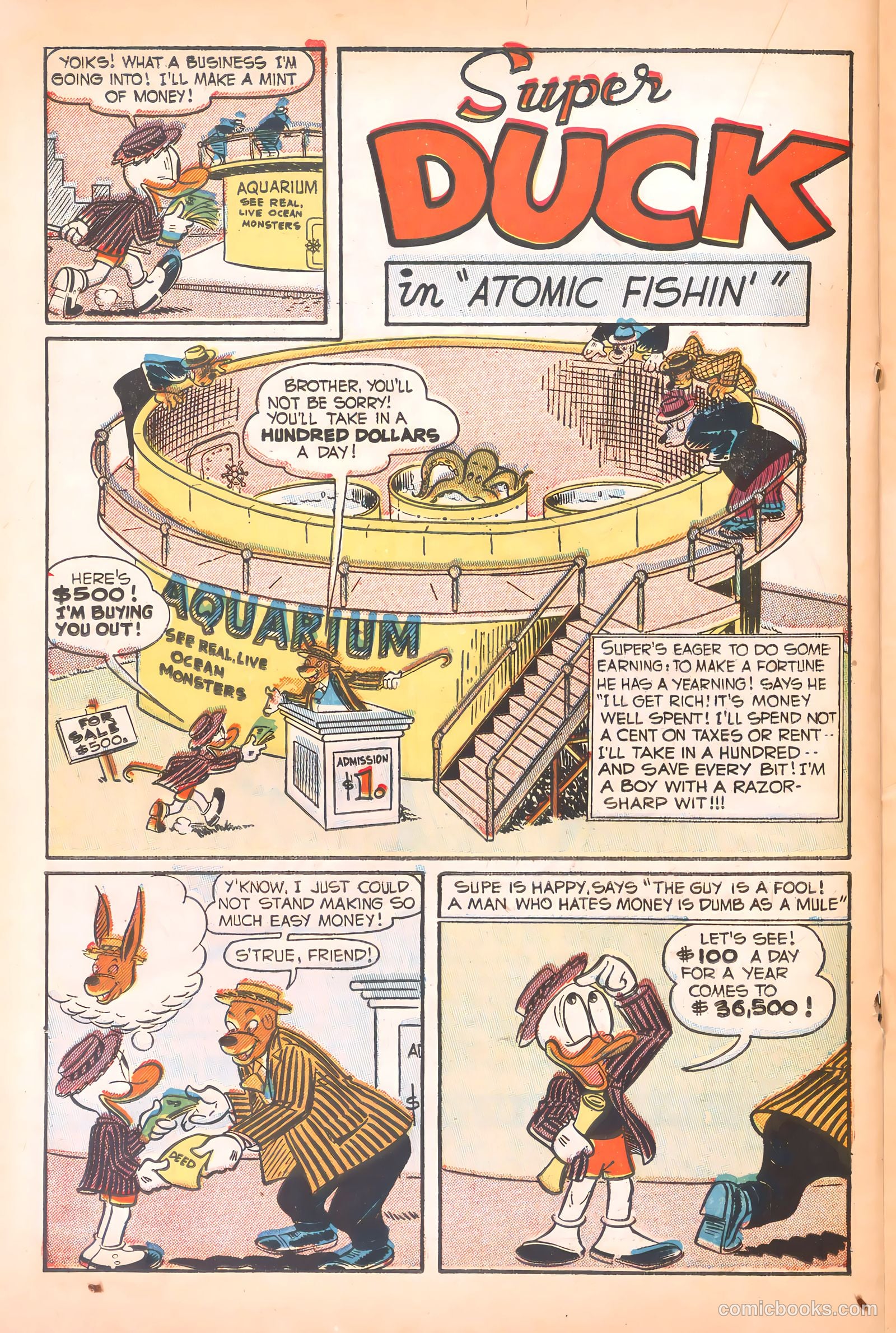 Super Duck Comics #27 (1949) — page 32 of 52