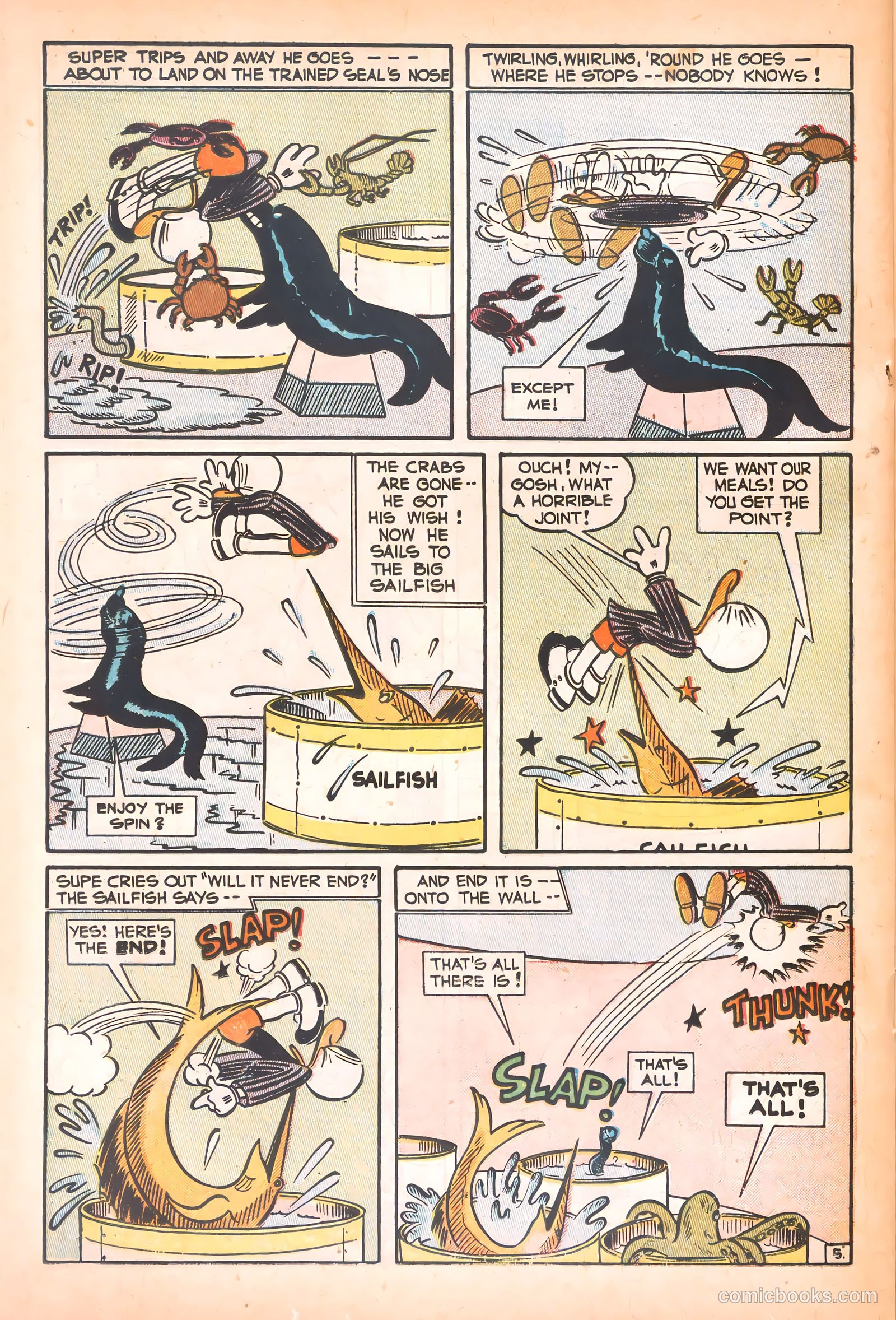 Super Duck Comics #27 (1949) — page 36 of 52