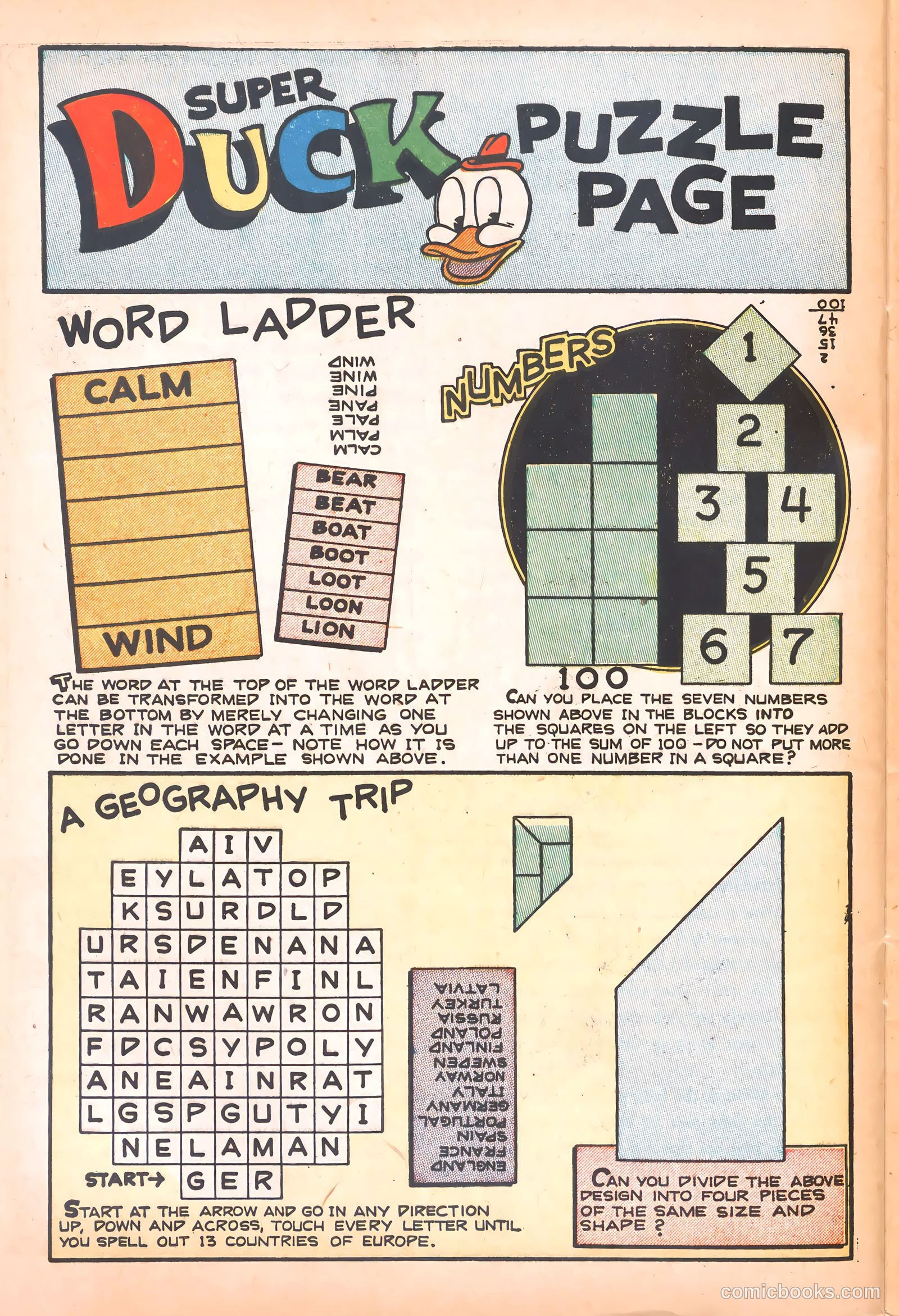 Super Duck Comics #27 (1949) — page 40 of 52