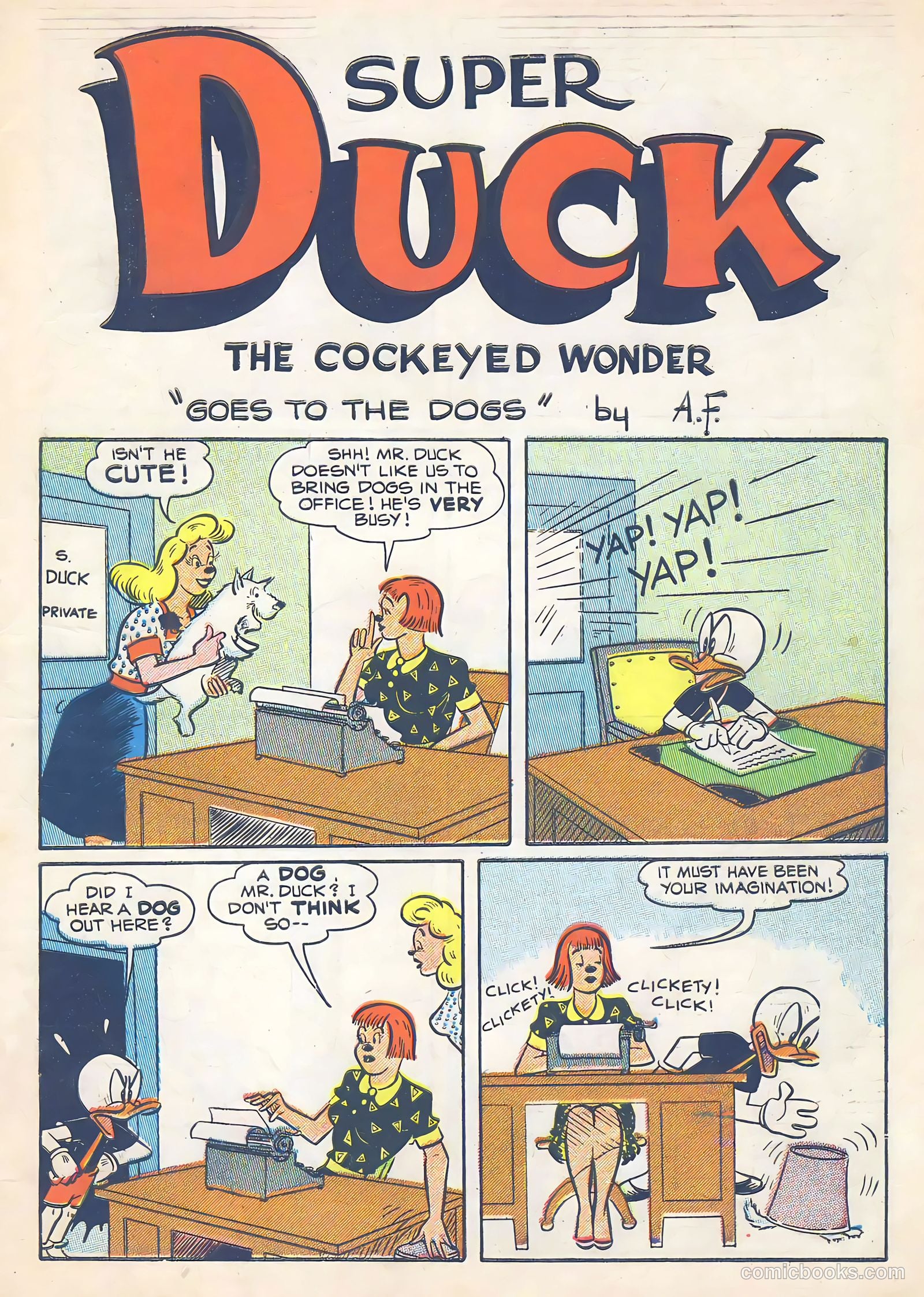 Super Duck Comics #28 (1949) — page 3 of 52
