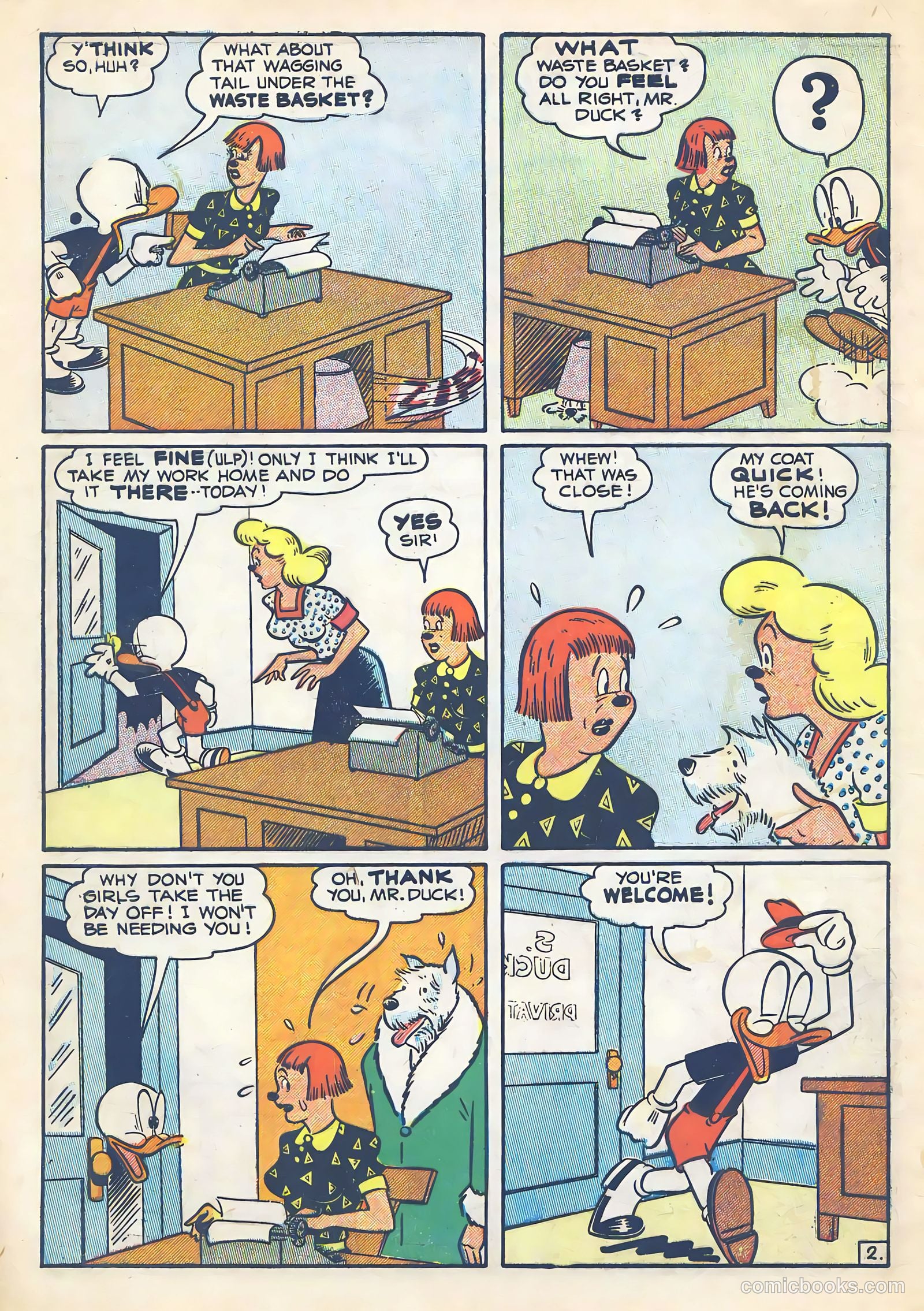 Super Duck Comics #28 (1949) — page 4 of 52