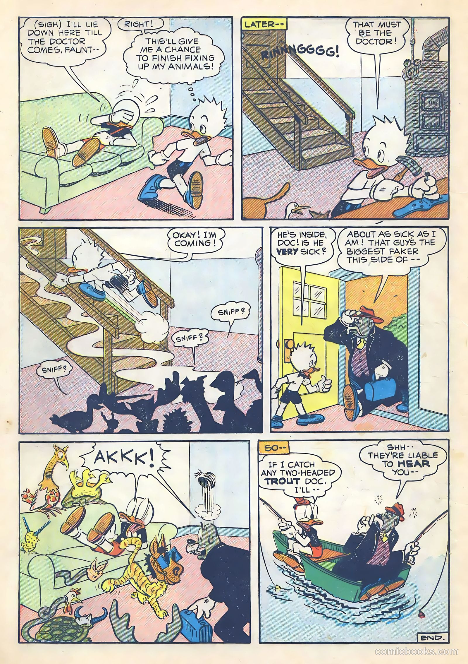 Super Duck Comics #28 (1949) — page 10 of 52