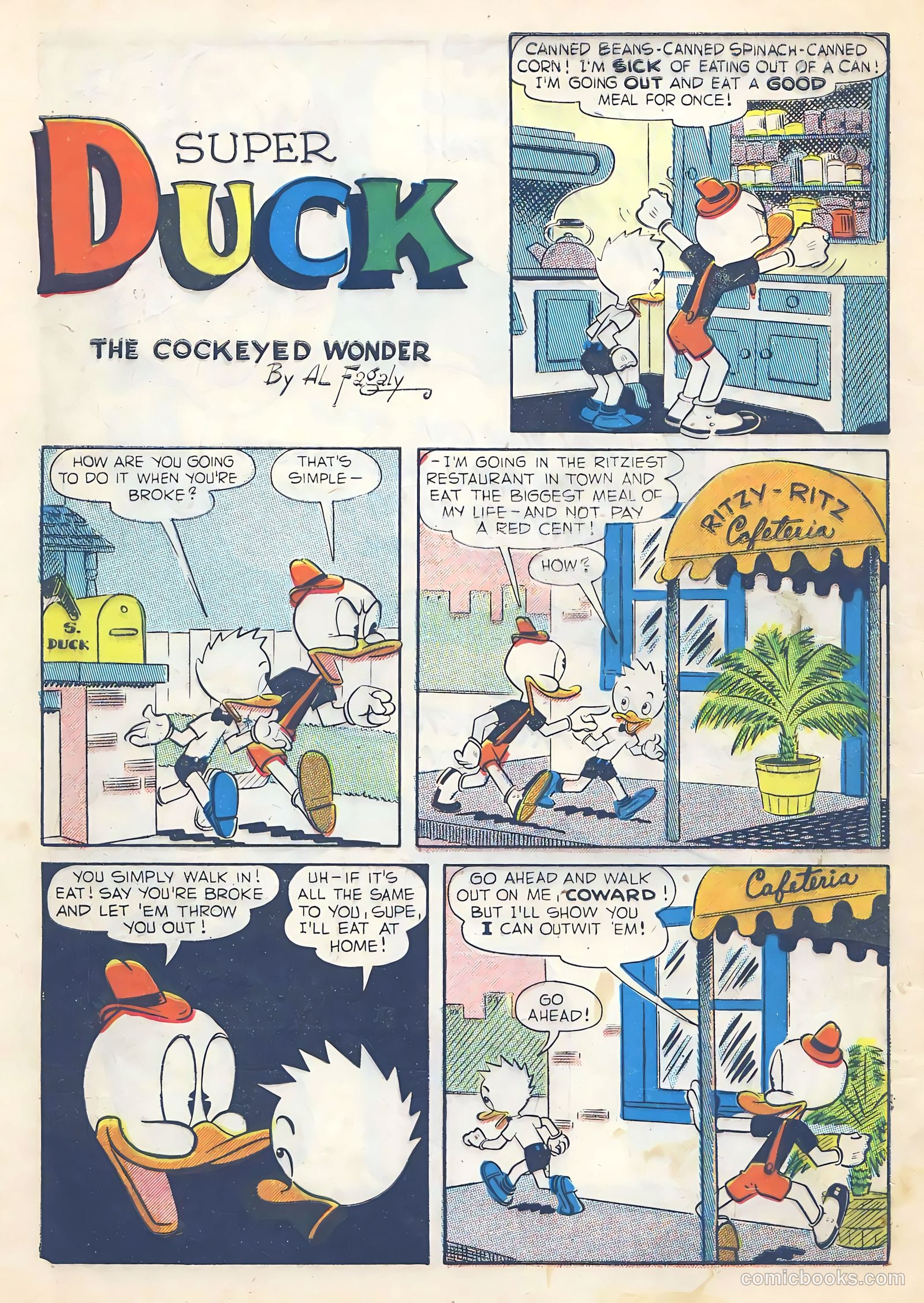 Super Duck Comics #28 (1949) — page 12 of 52