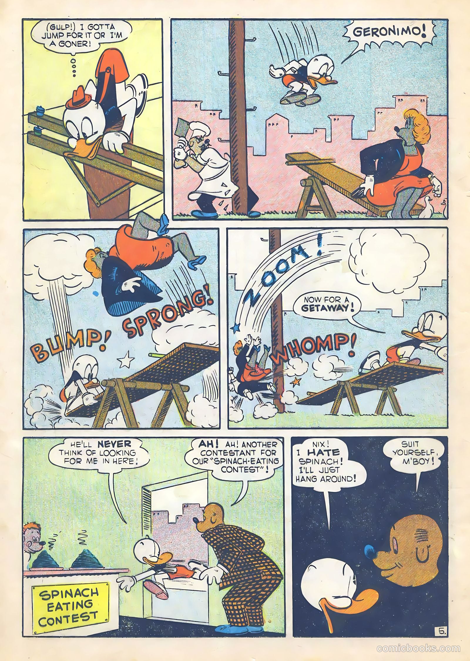 Super Duck Comics #28 (1949) — page 16 of 52