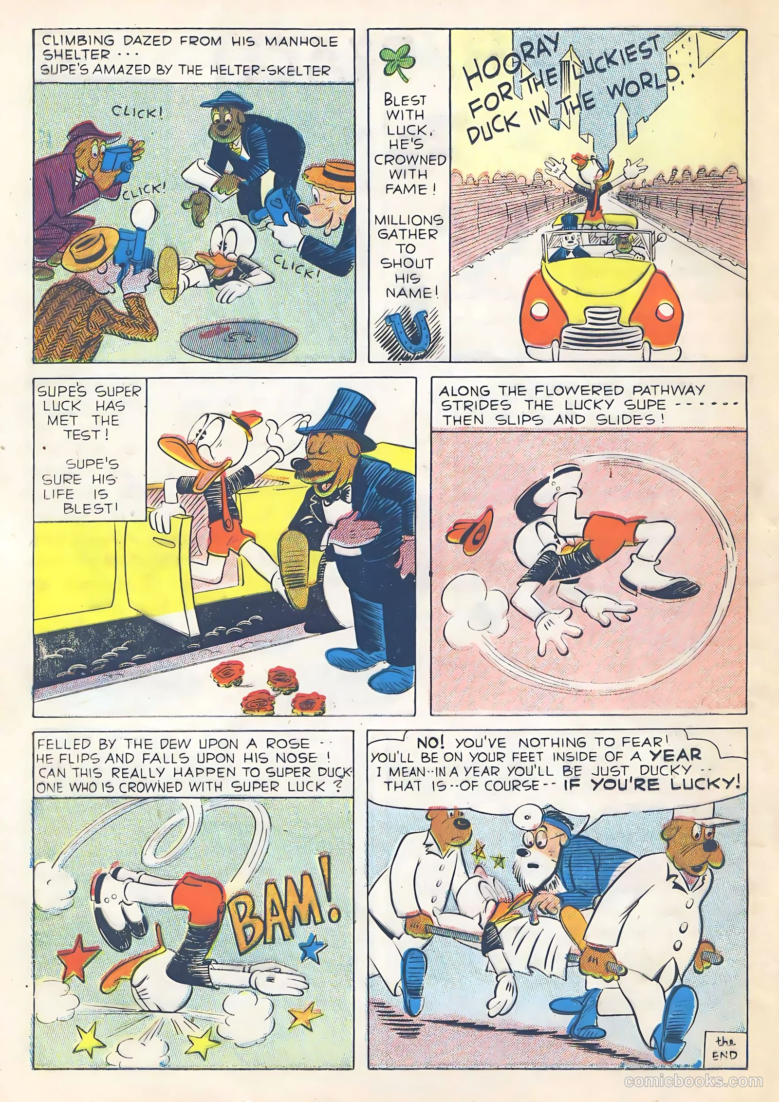 Super Duck Comics #28 (1949) — page 36 of 52