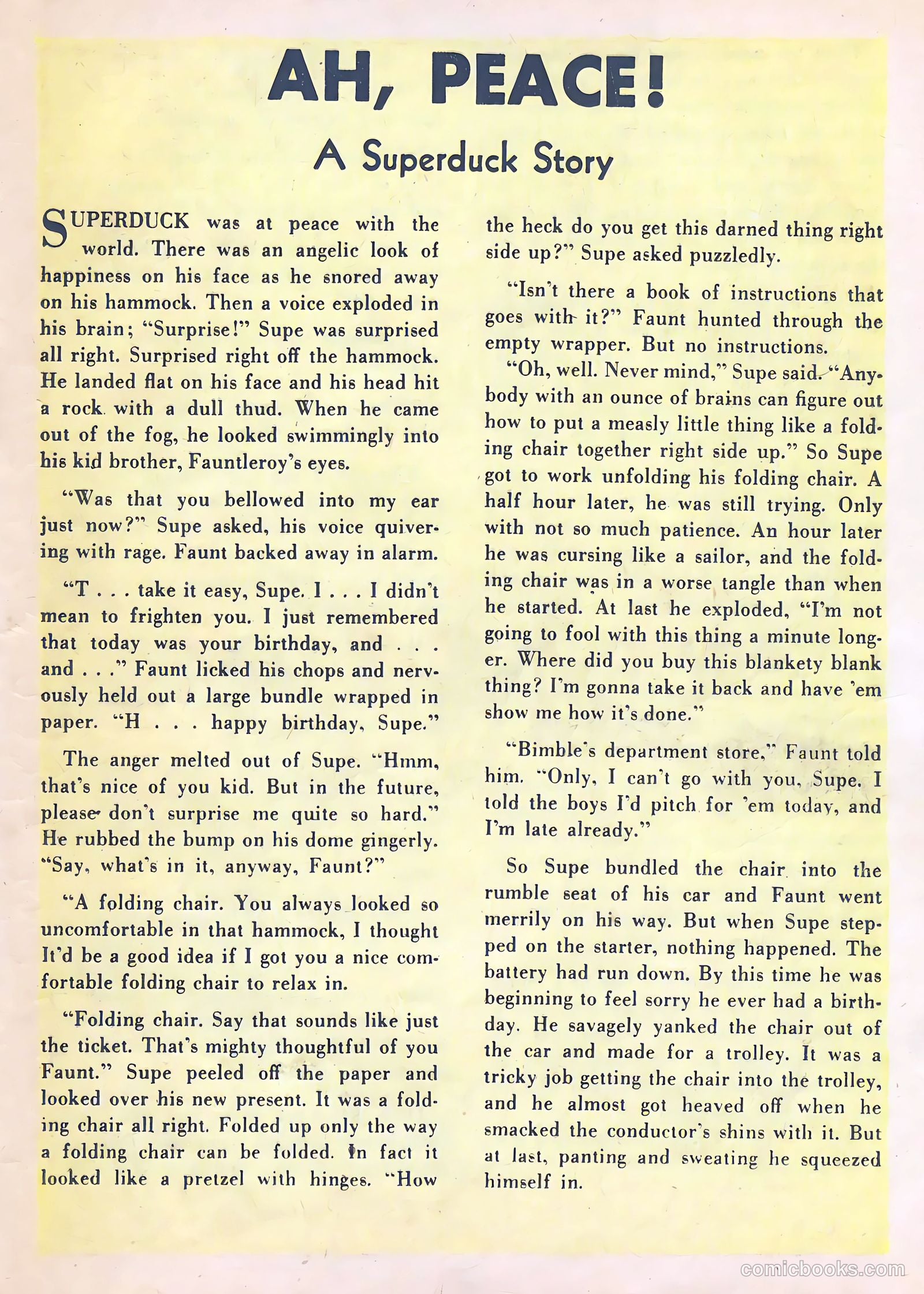 Super Duck Comics #28 (1949) — page 37 of 52