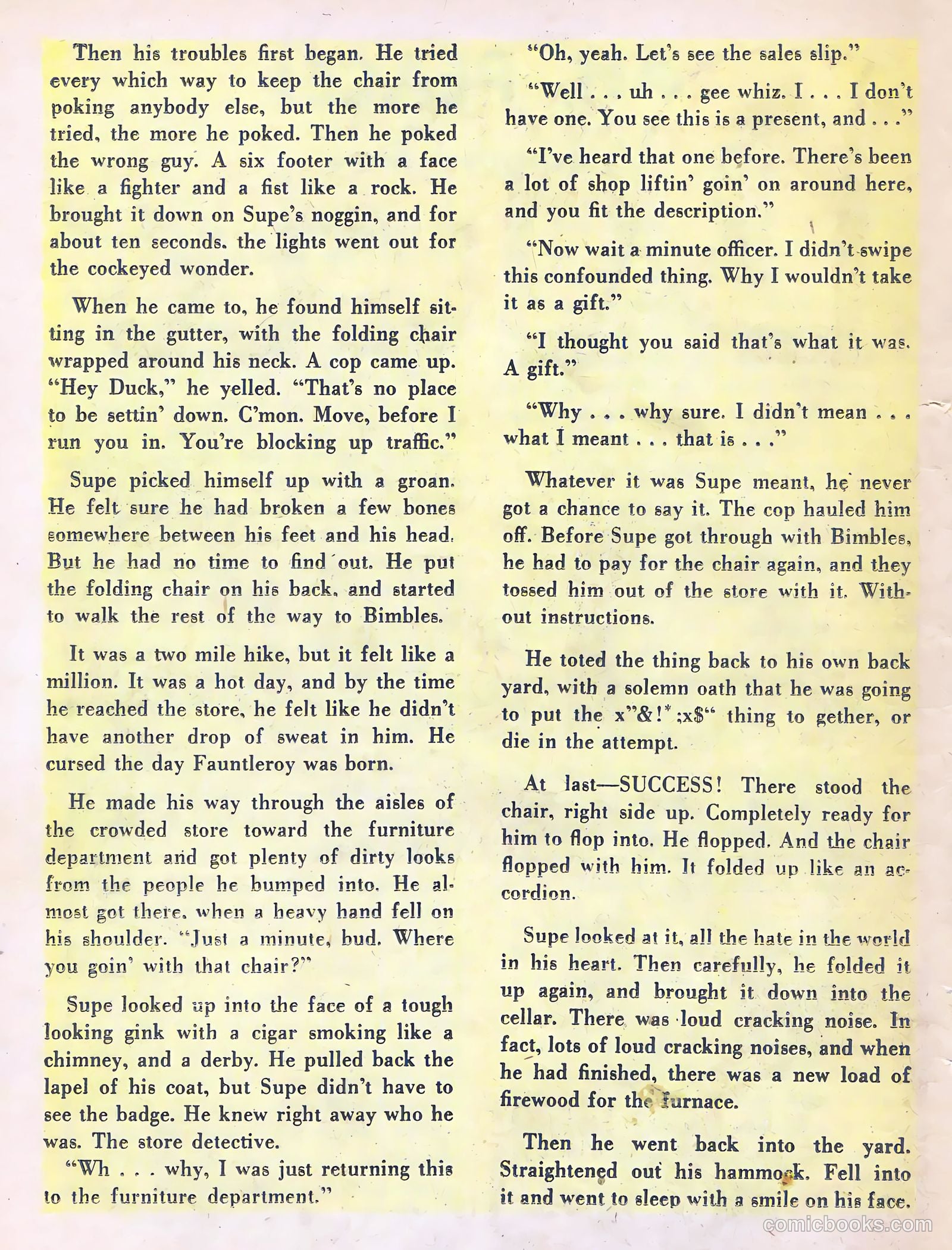 Super Duck Comics #28 (1949) — page 38 of 52