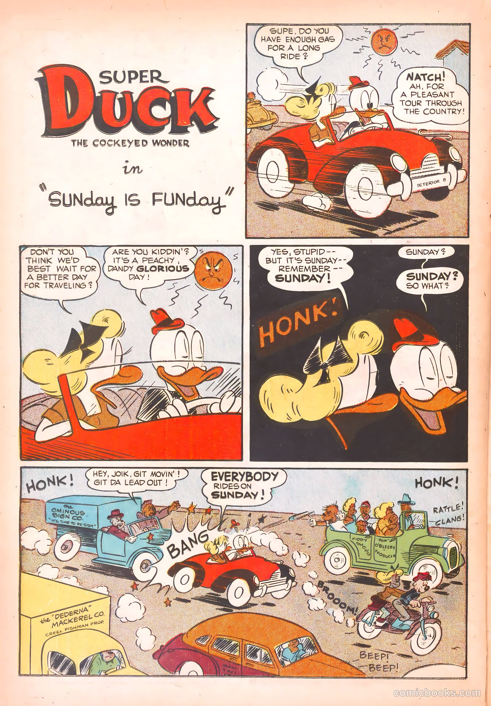 Super Duck Comics #29 (1949) — page 32 of 52