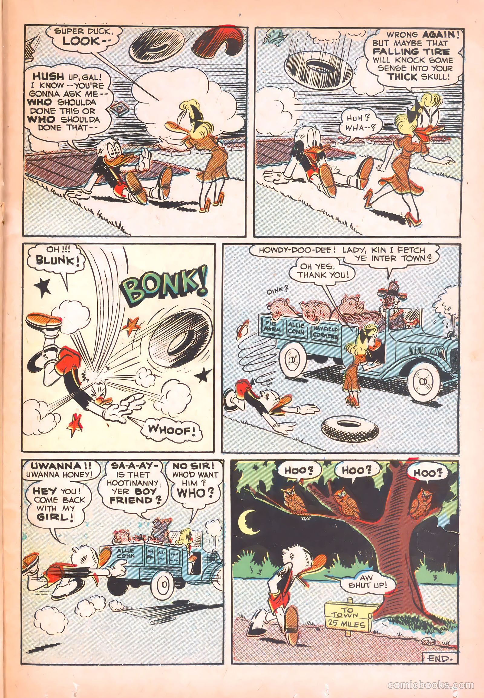 Super Duck Comics #29 (1949) — page 35 of 52