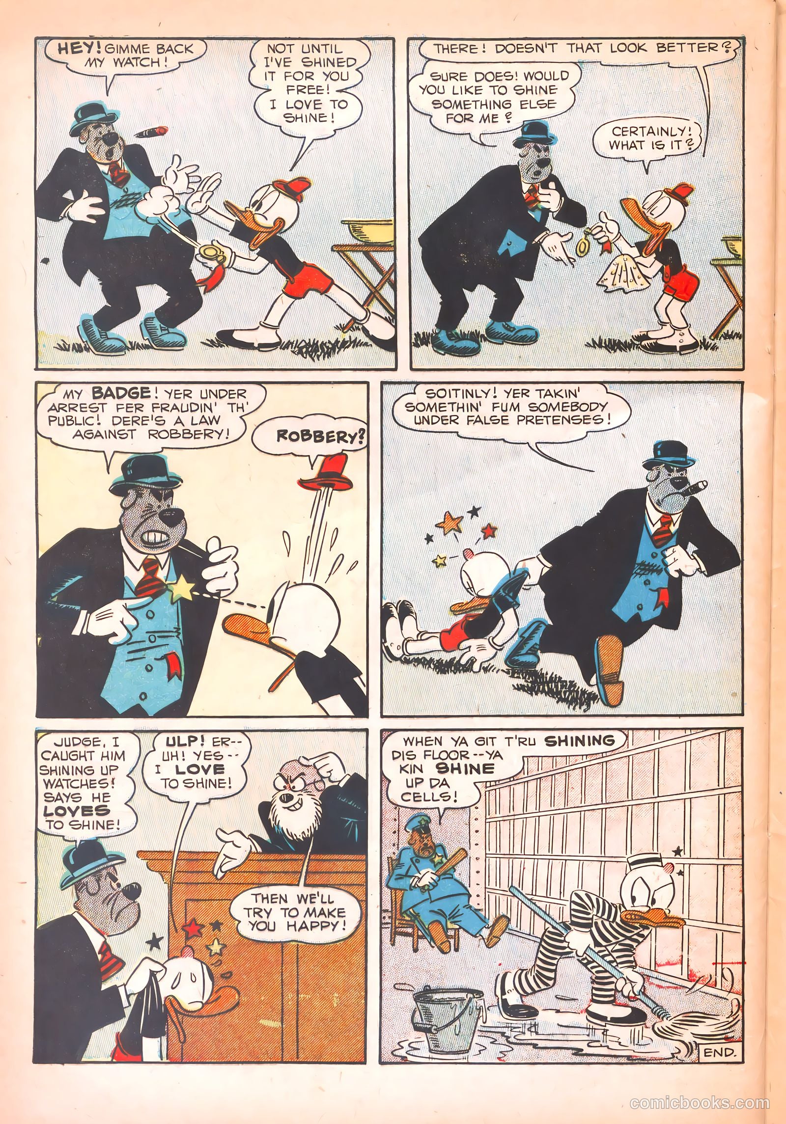 Super Duck Comics #29 (1949) — page 40 of 52