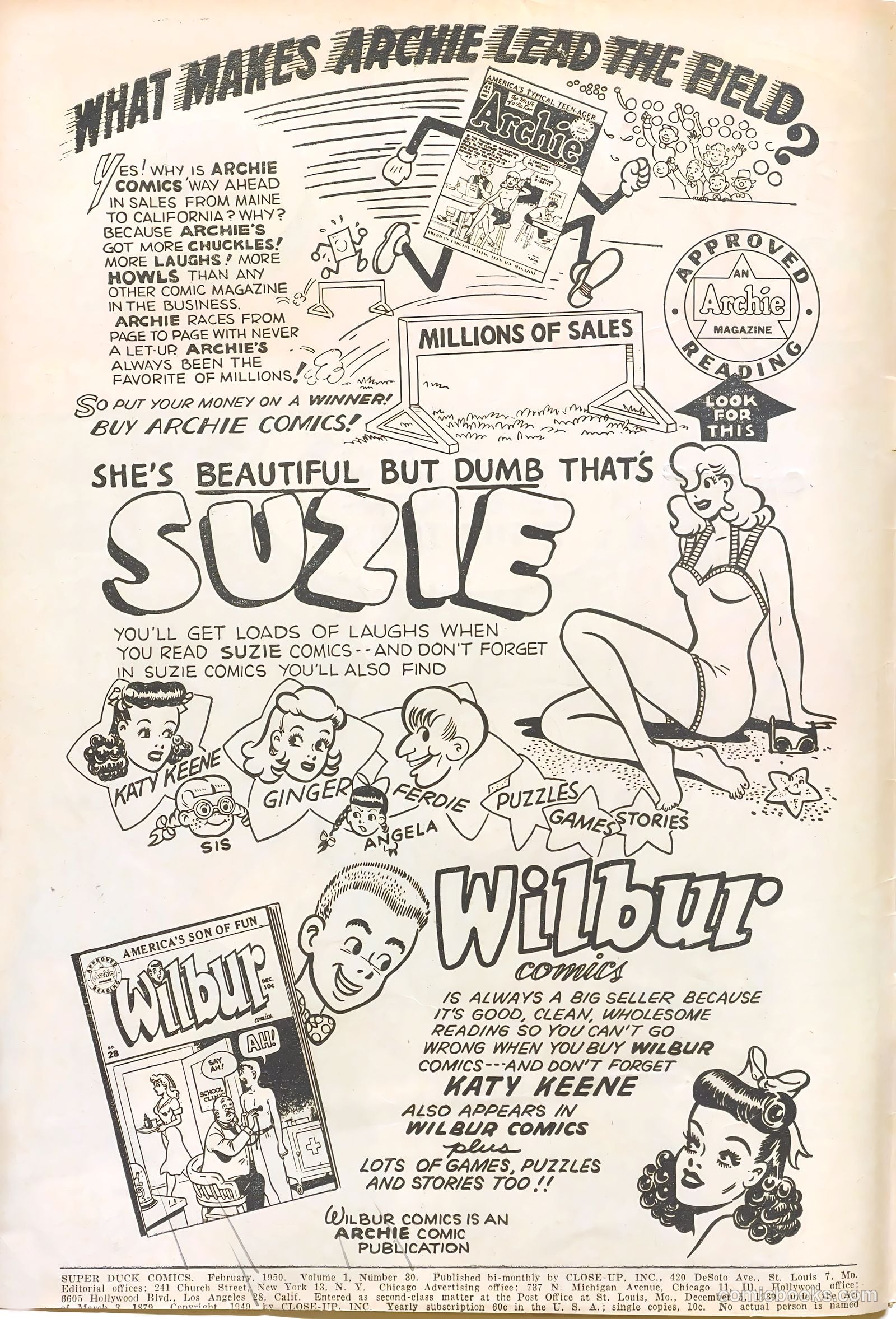 Super Duck Comics #30 (1950) — page 2 of 52