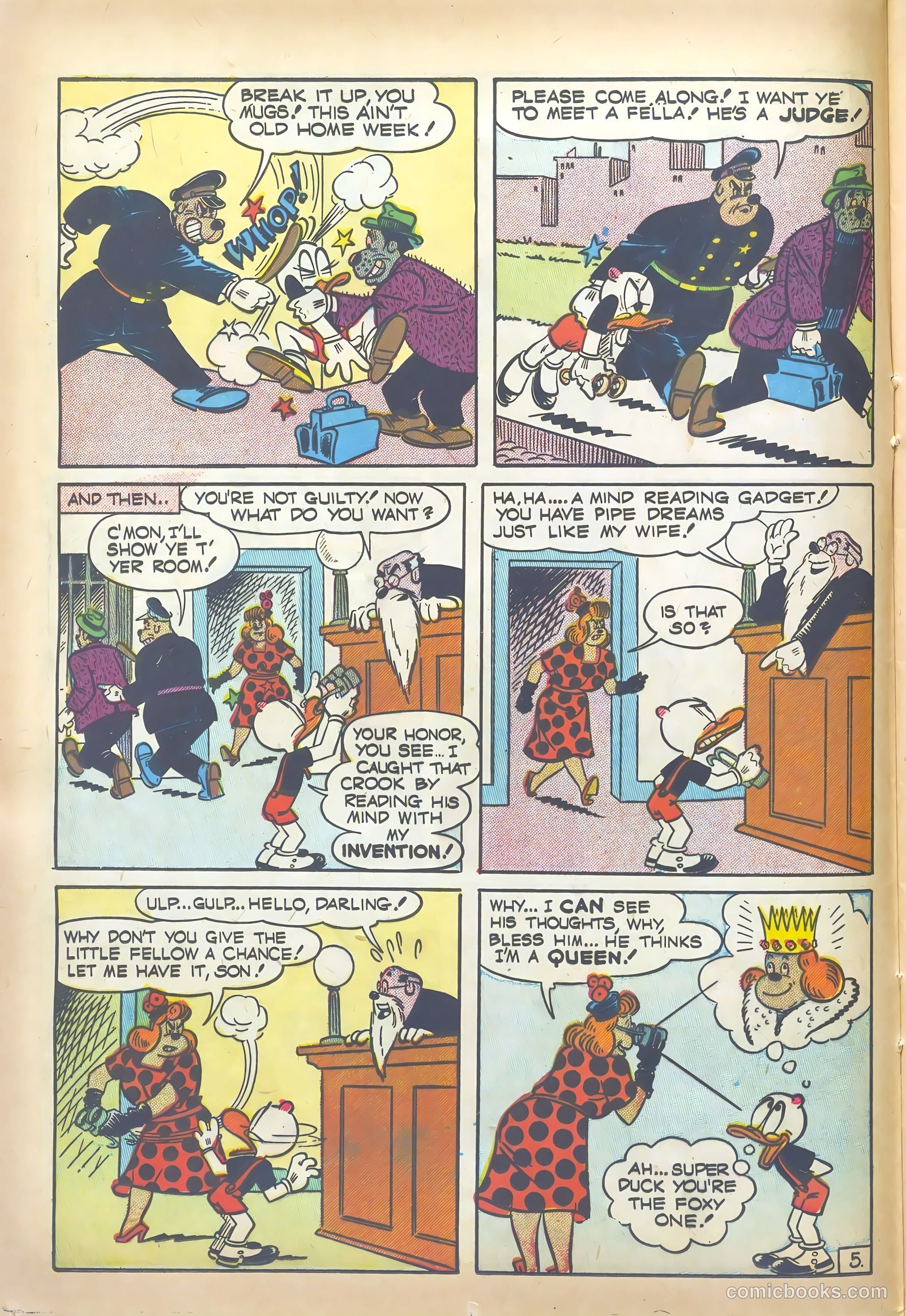 Super Duck Comics #30 (1950) — page 16 of 52