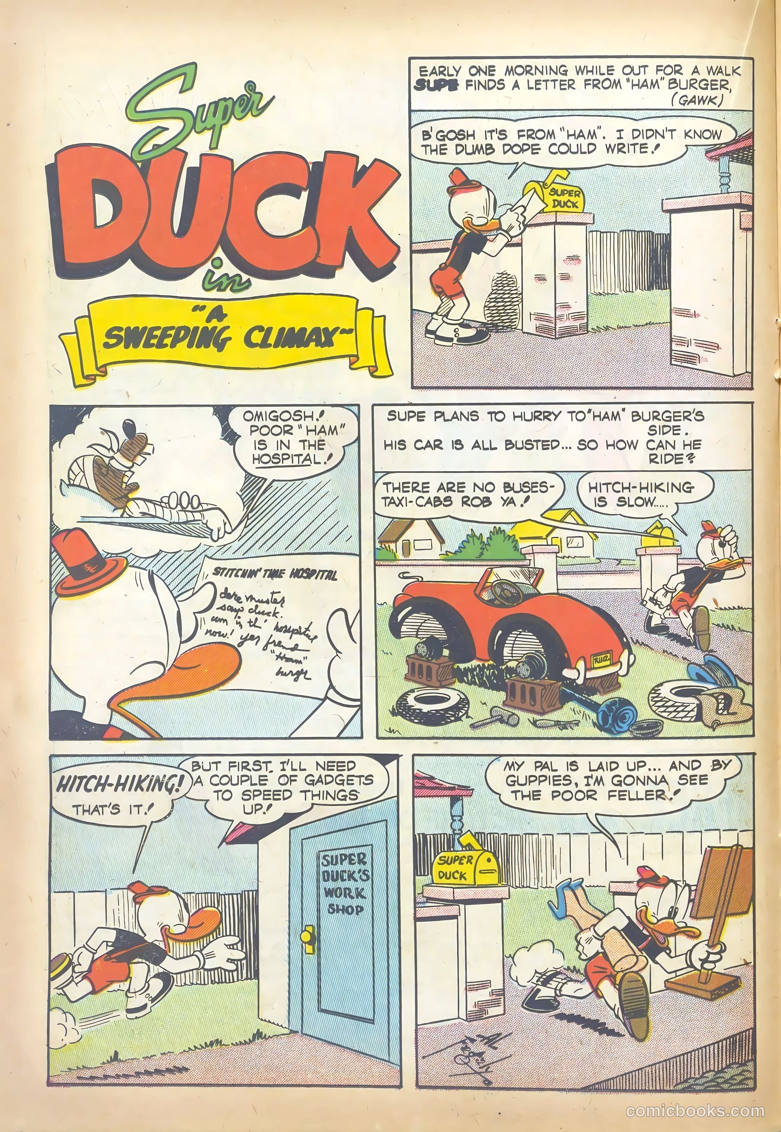 Super Duck Comics #30 (1950) — page 20 of 52