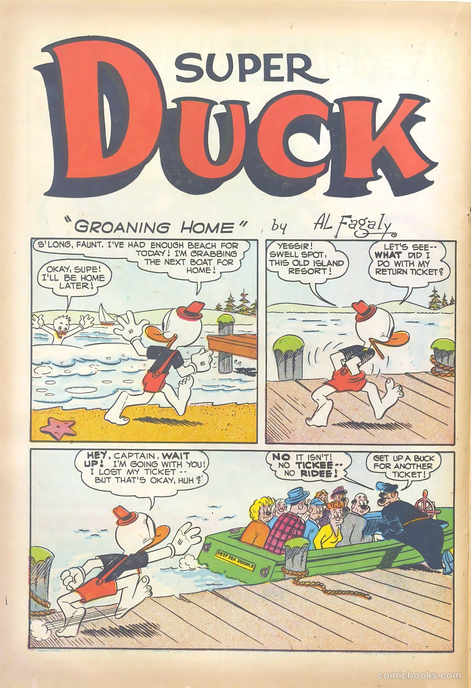 Super Duck Comics #30 (1950) — page 32 of 52