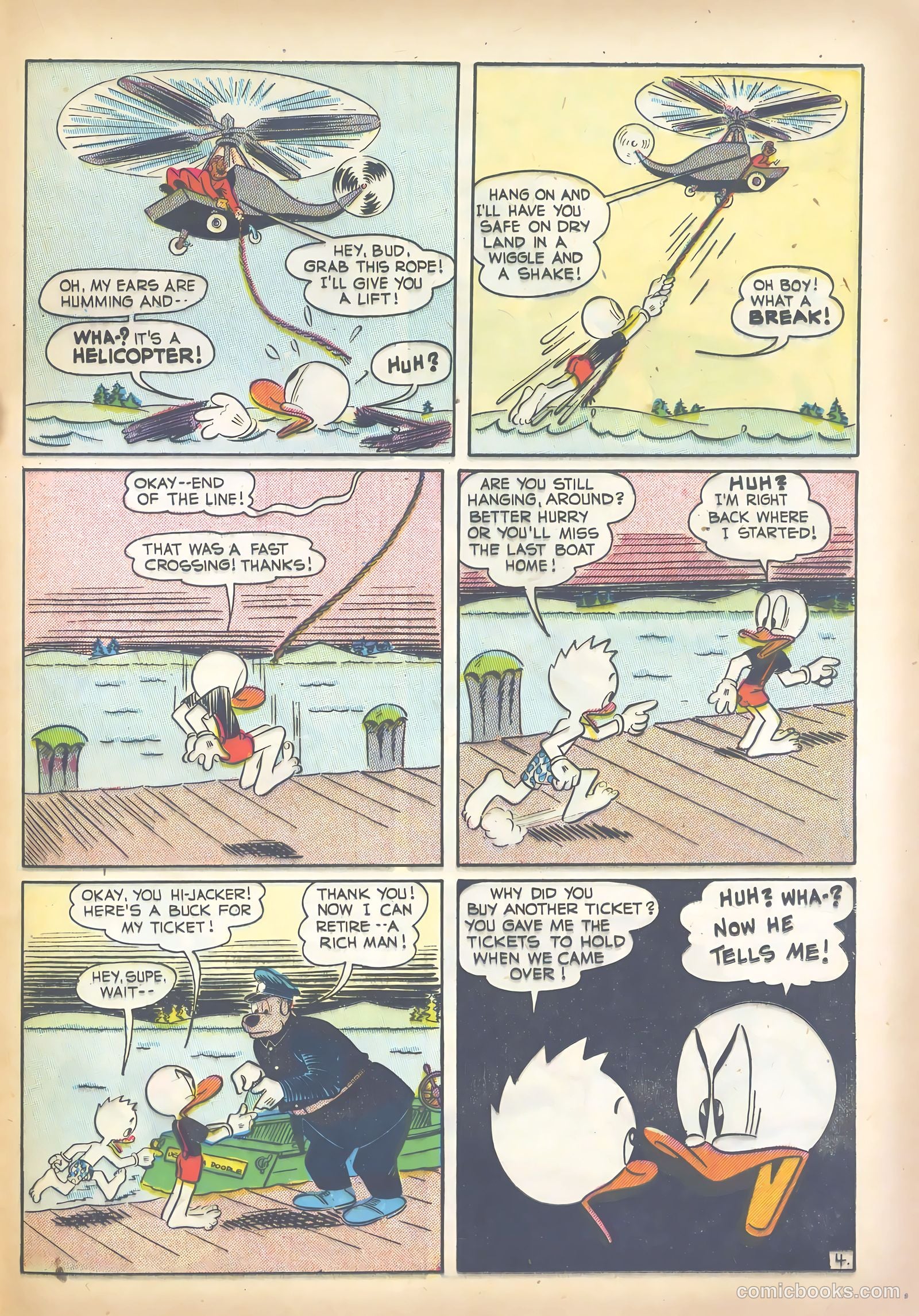 Super Duck Comics #30 (1950) — page 35 of 52
