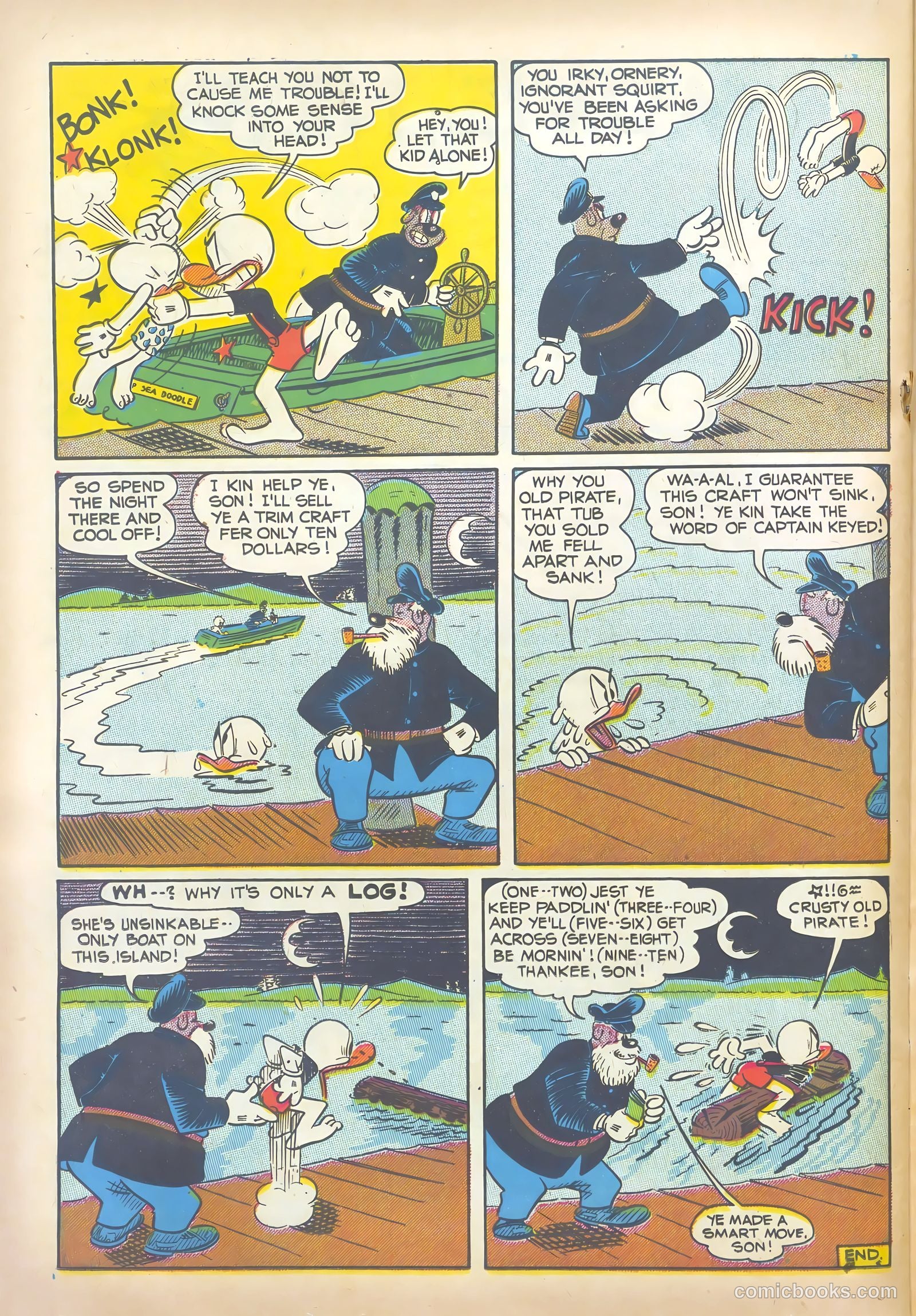 Super Duck Comics #30 (1950) — page 36 of 52