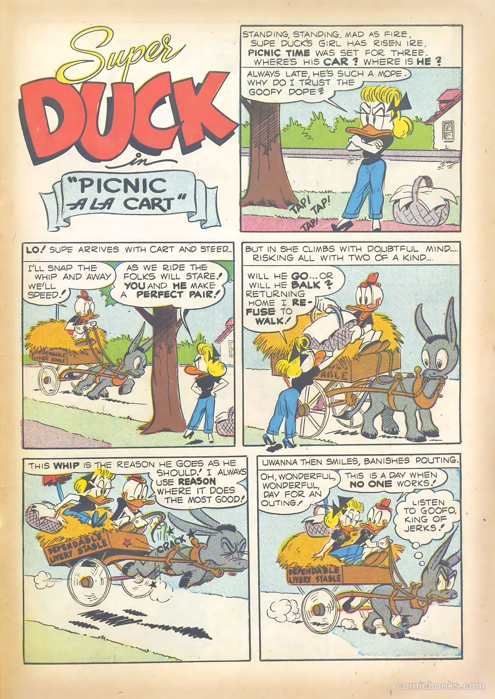 Super Duck Comics #30 (1950) — page 47 of 52