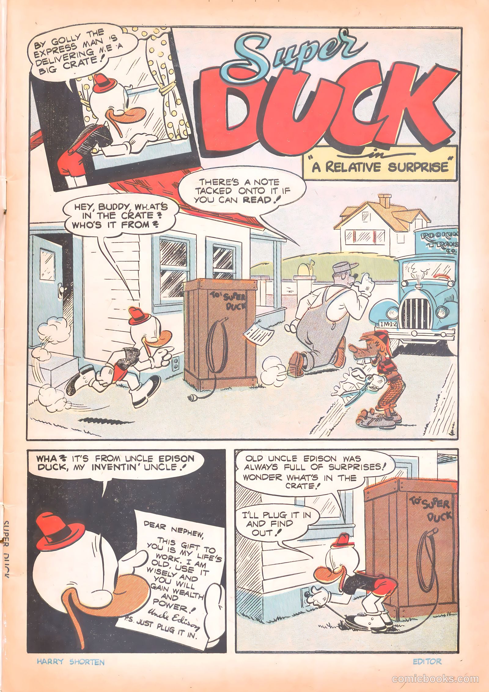 Super Duck Comics #31 (1950) — page 3 of 52