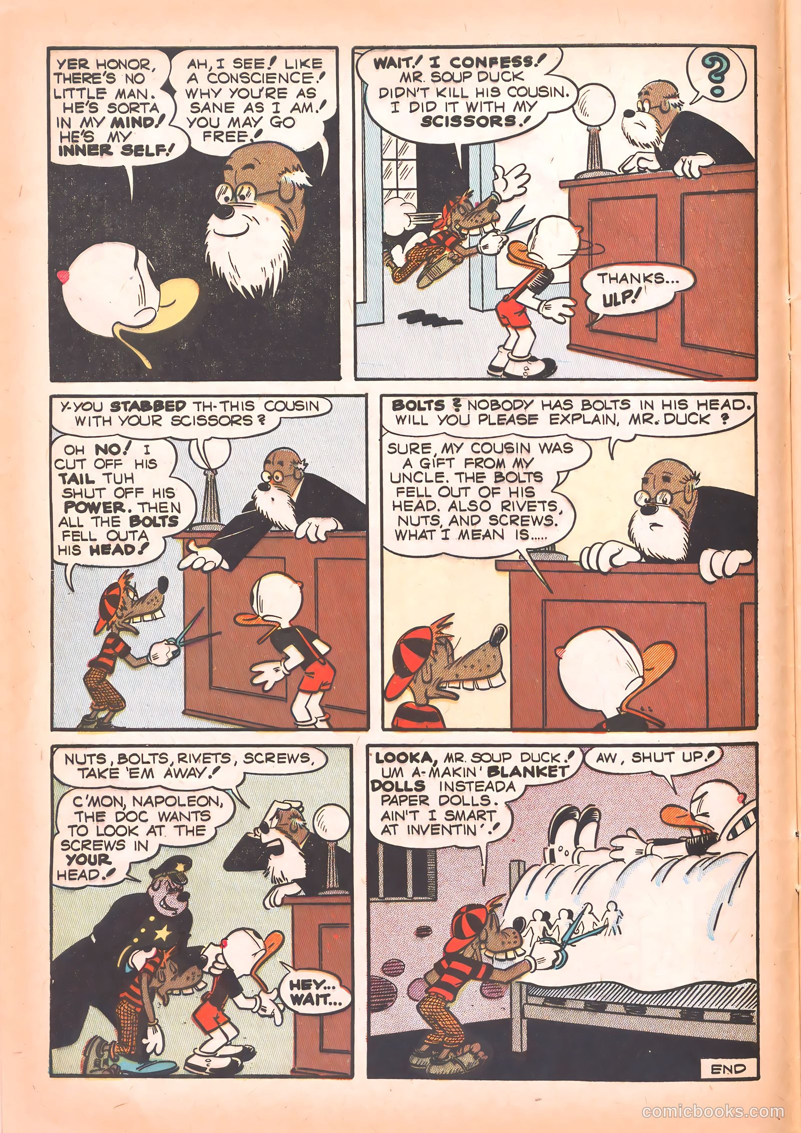Super Duck Comics #31 (1950) — page 10 of 52