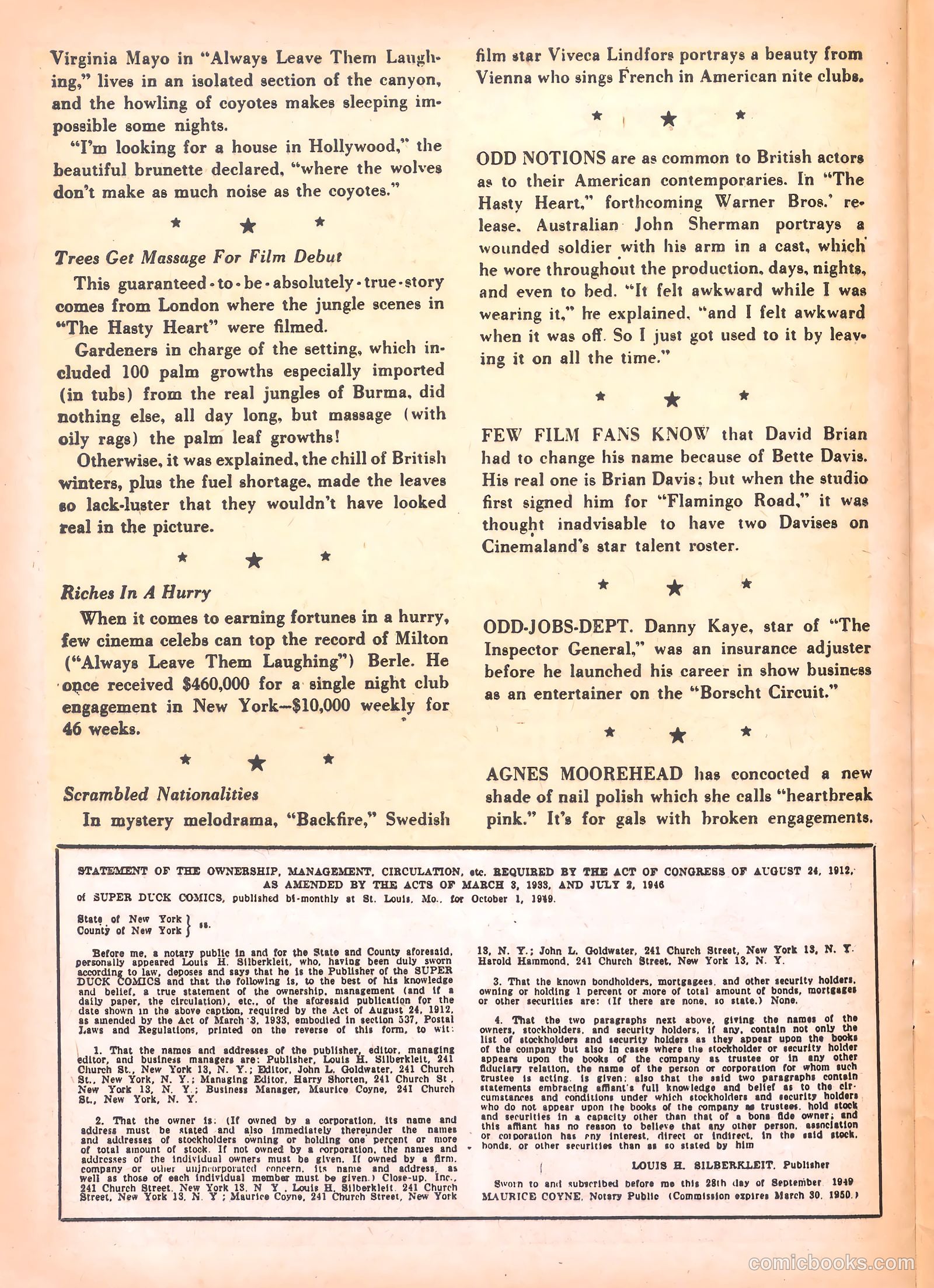 Super Duck Comics #31 (1950) — page 40 of 52