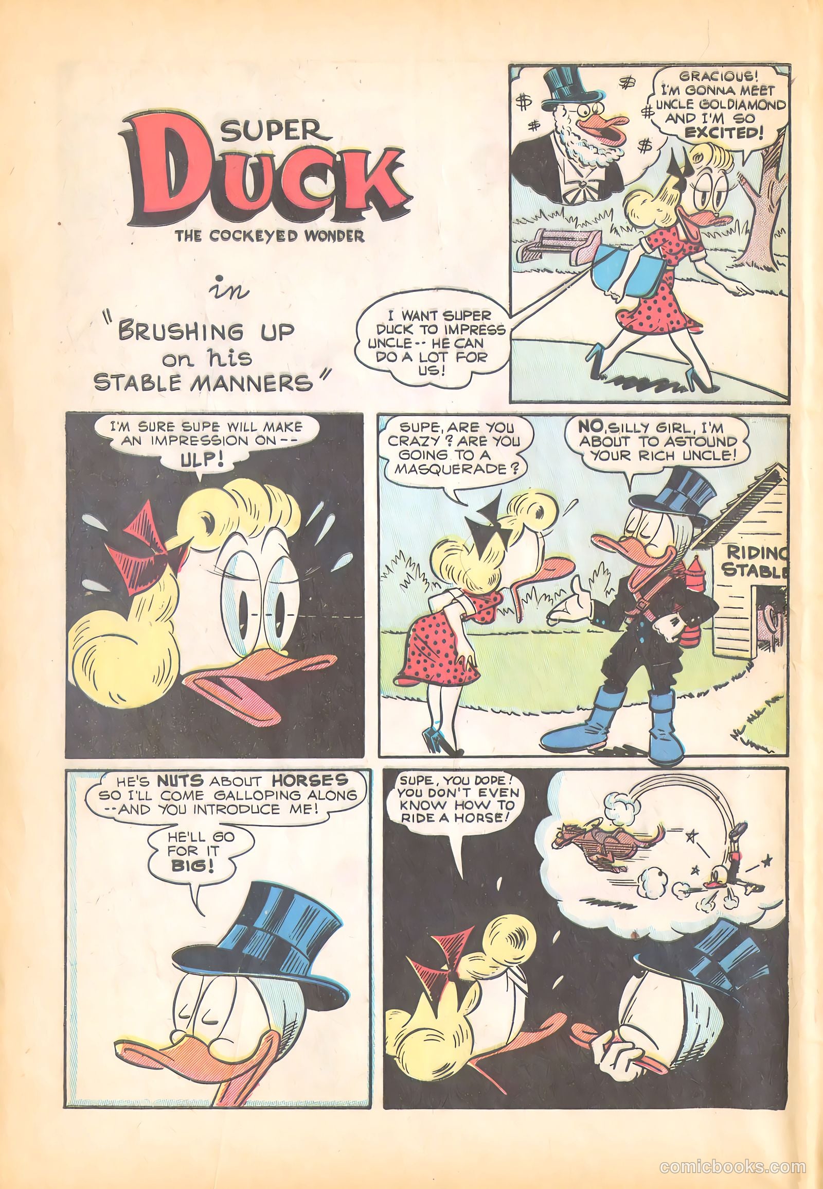 Super Duck Comics #33 (1950) — page 10 of 52