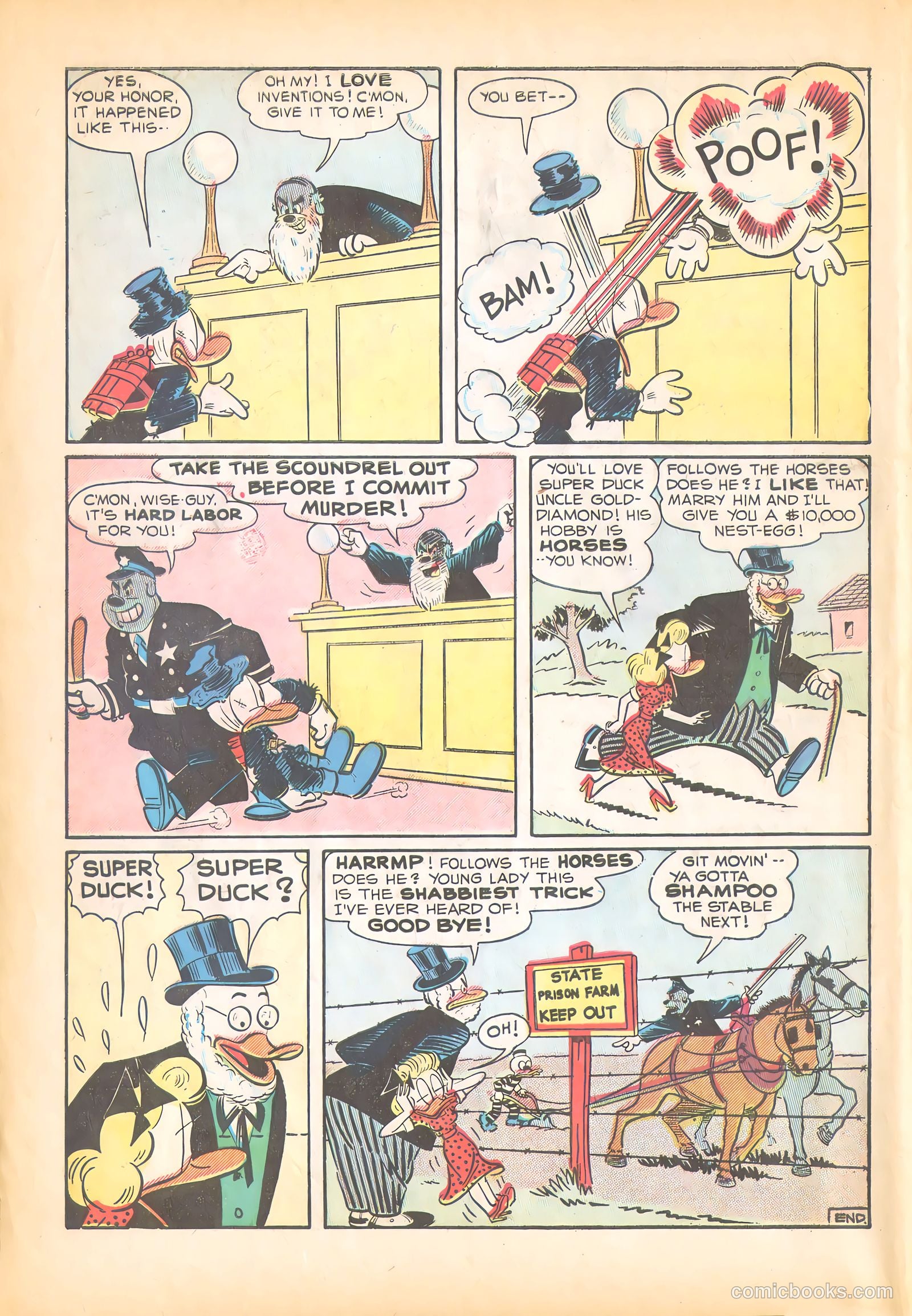 Super Duck Comics #33 (1950) — page 14 of 52