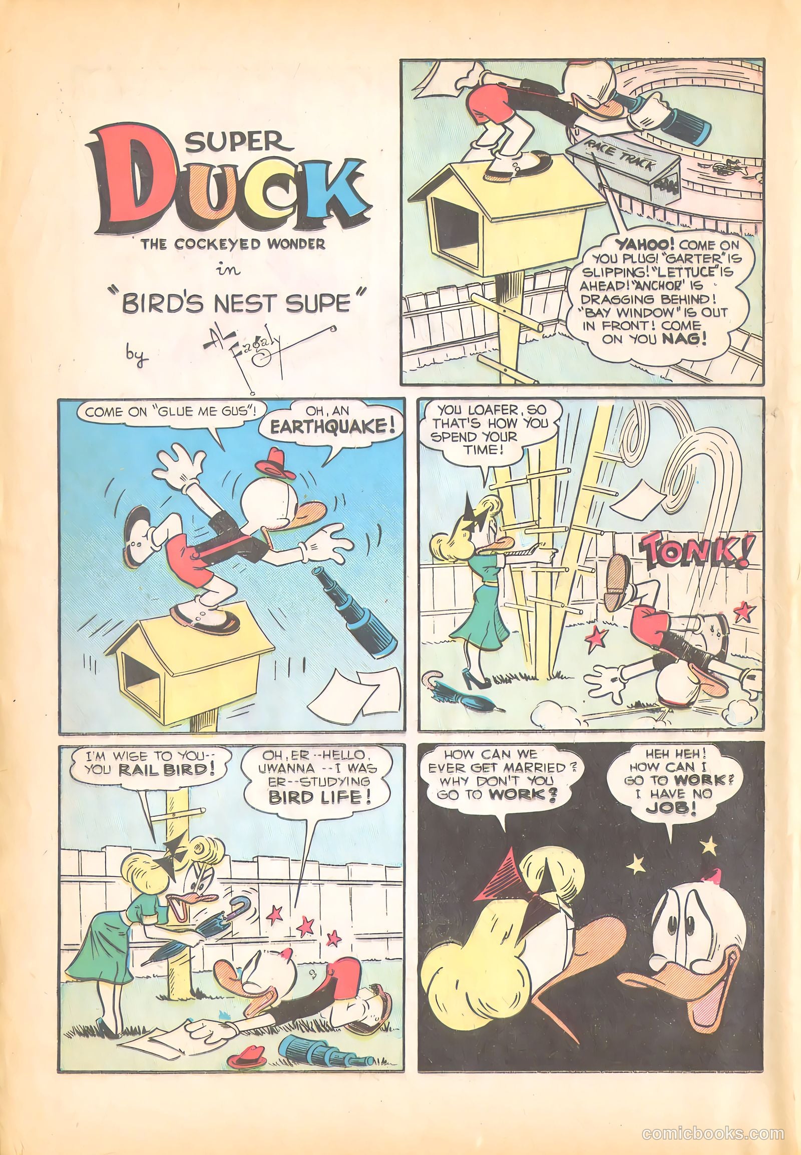 Super Duck Comics #33 (1950) — page 16 of 52