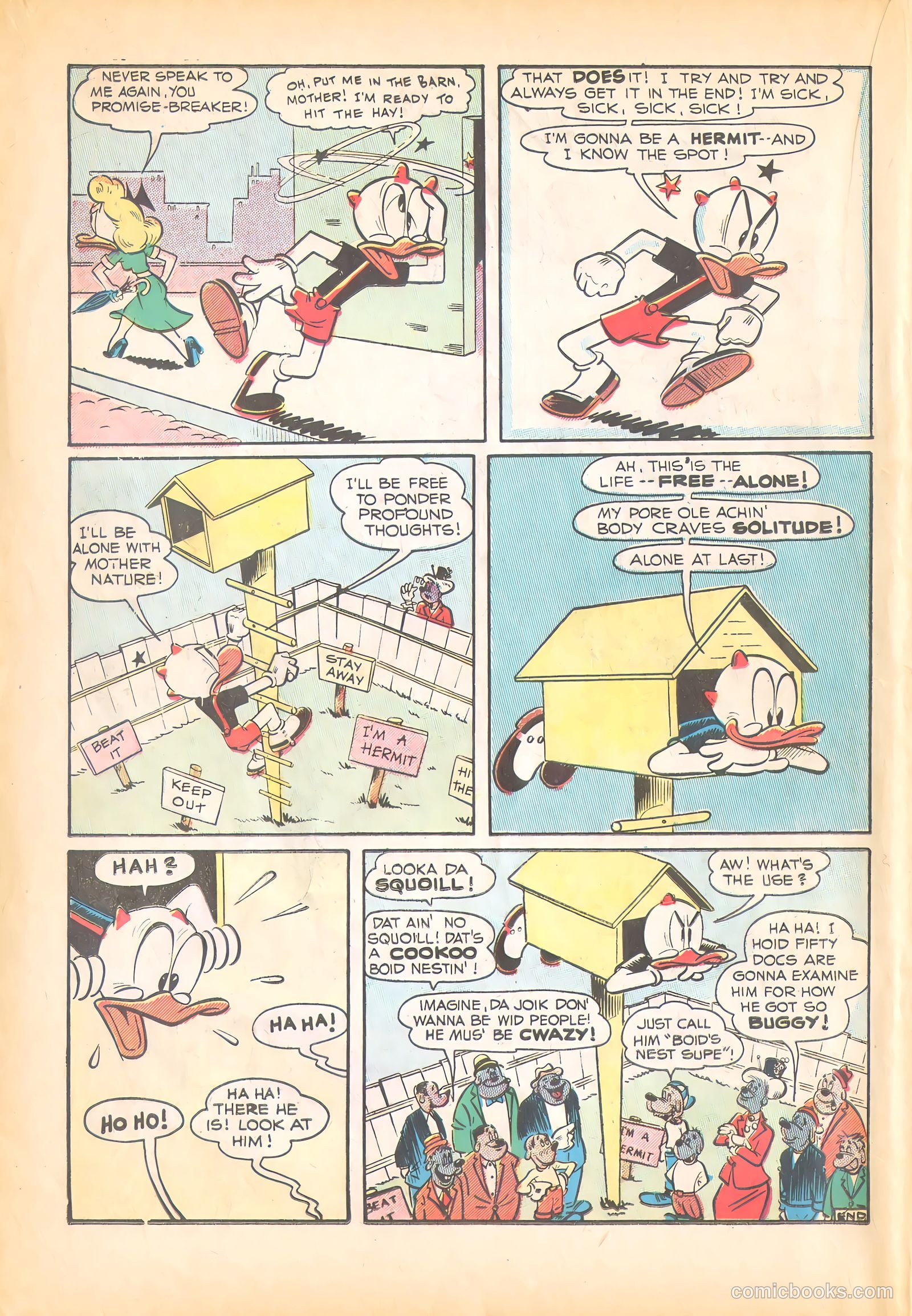 Super Duck Comics #33 (1950) — page 20 of 52