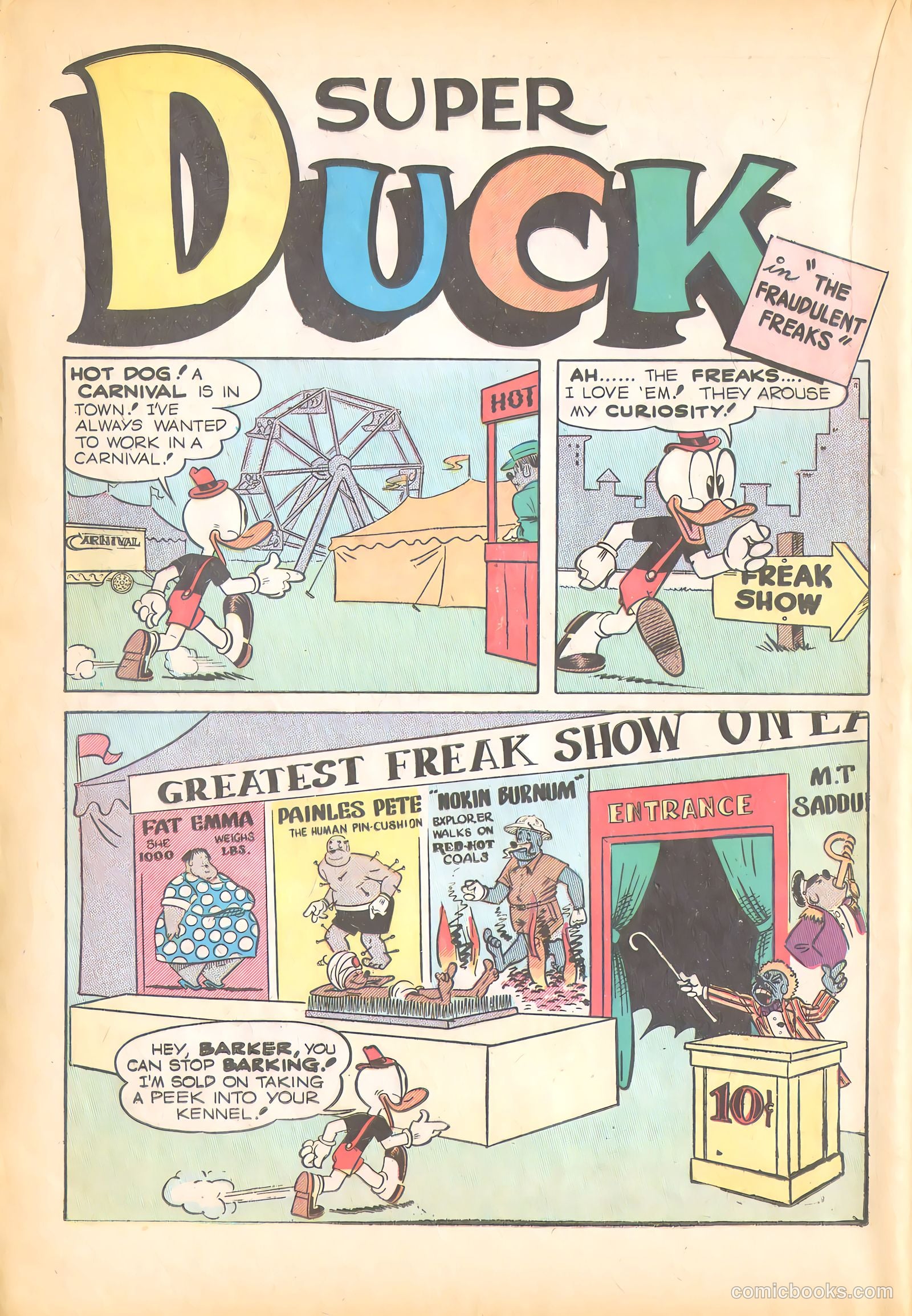 Super Duck Comics #33 (1950) — page 22 of 52