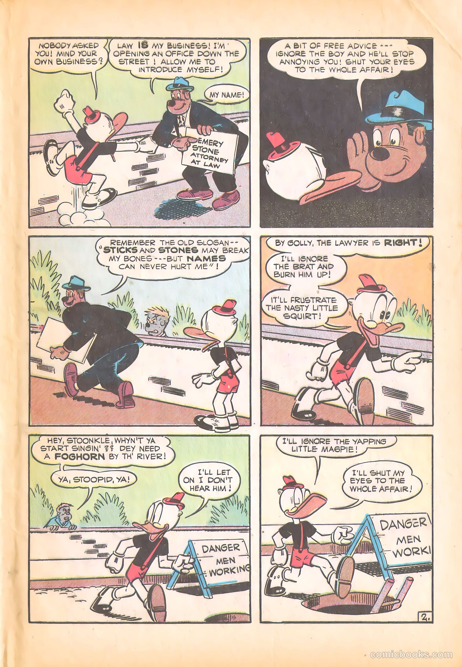 Super Duck Comics #33 (1950) — page 43 of 52