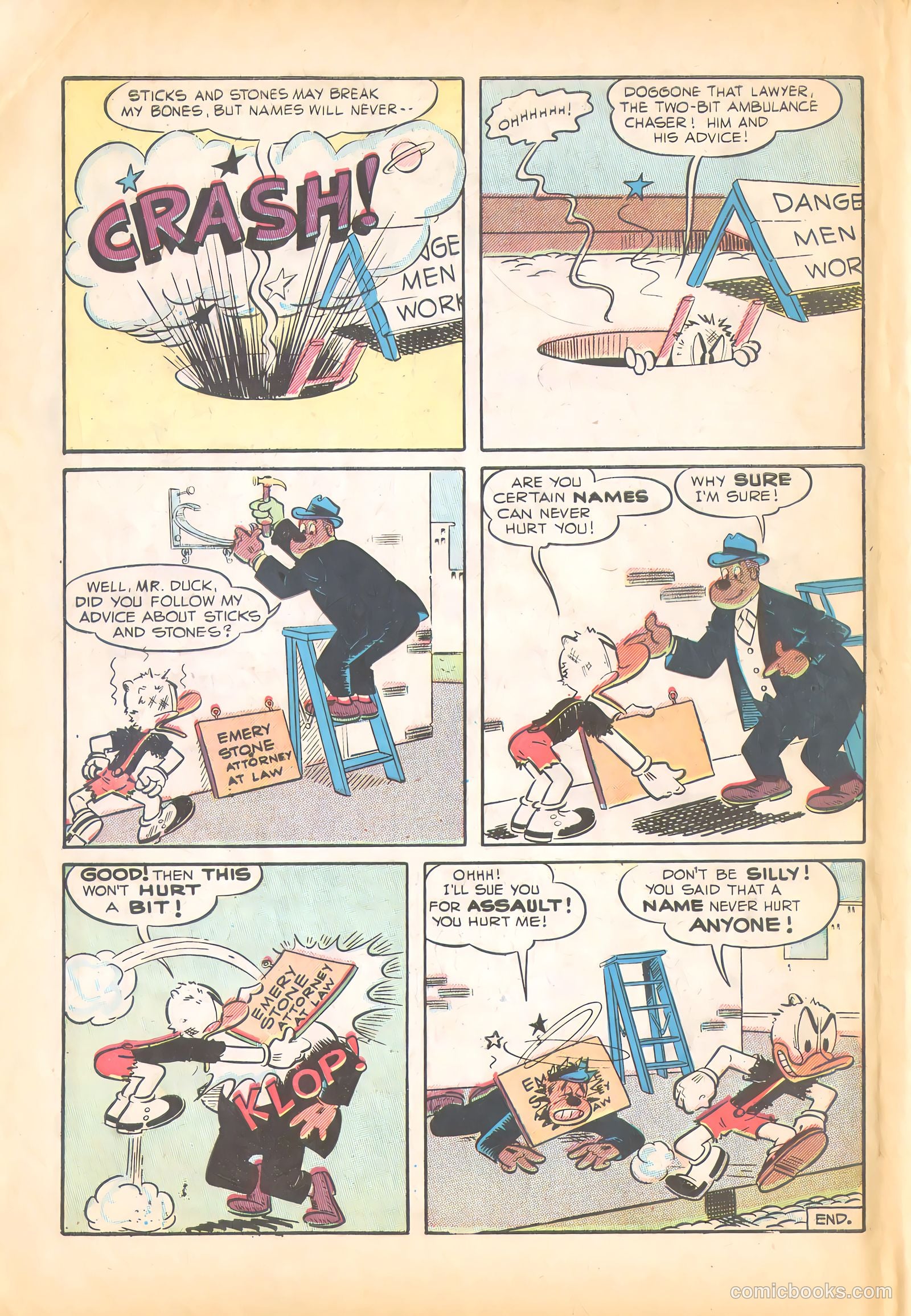 Super Duck Comics #33 (1950) — page 44 of 52