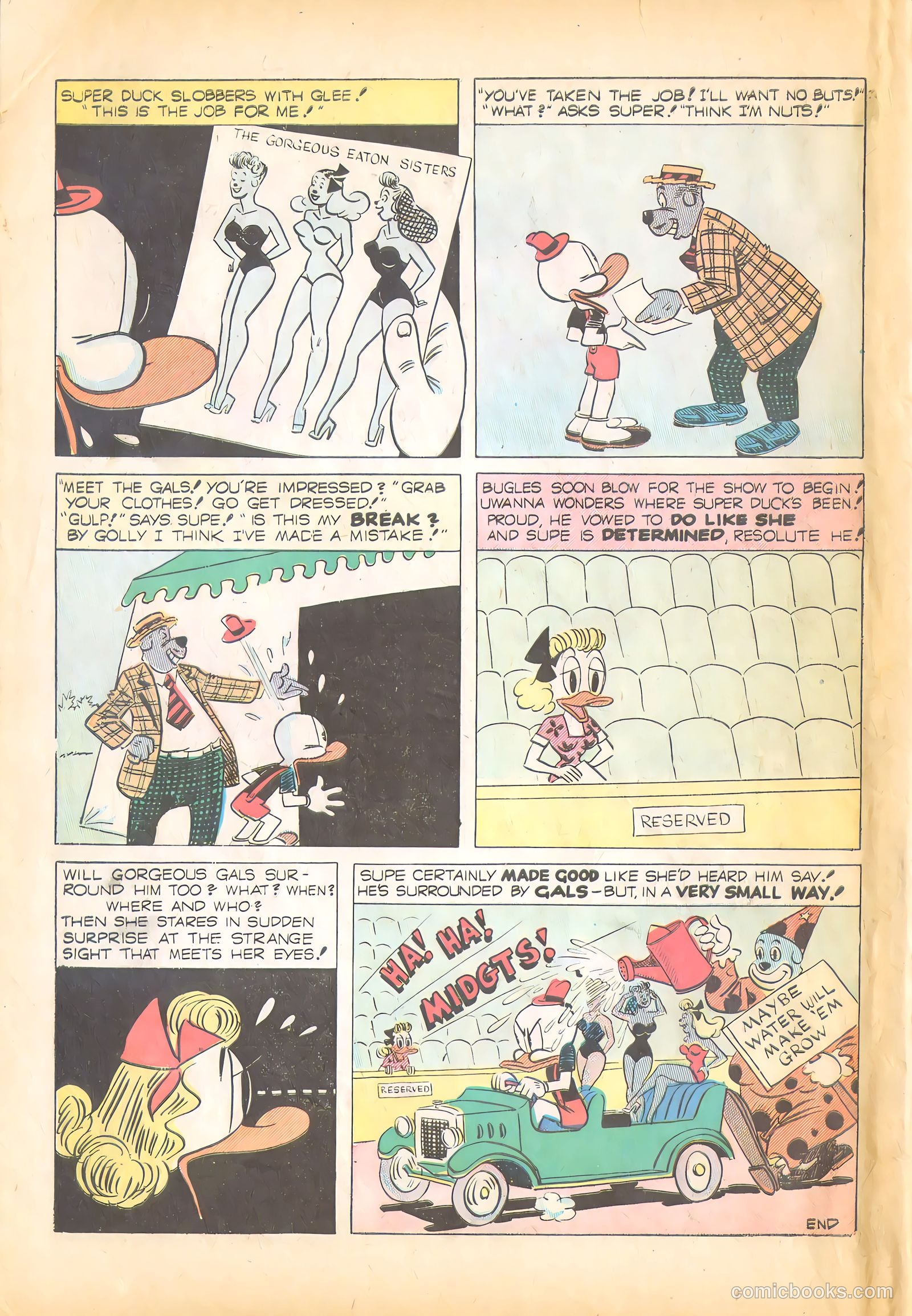 Super Duck Comics #33 (1950) — page 48 of 52