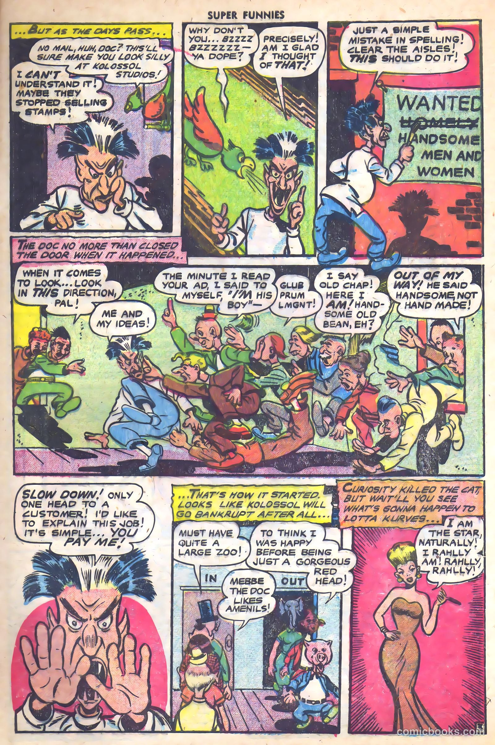 Super Funnies #2 (1954) — page 5 of 36