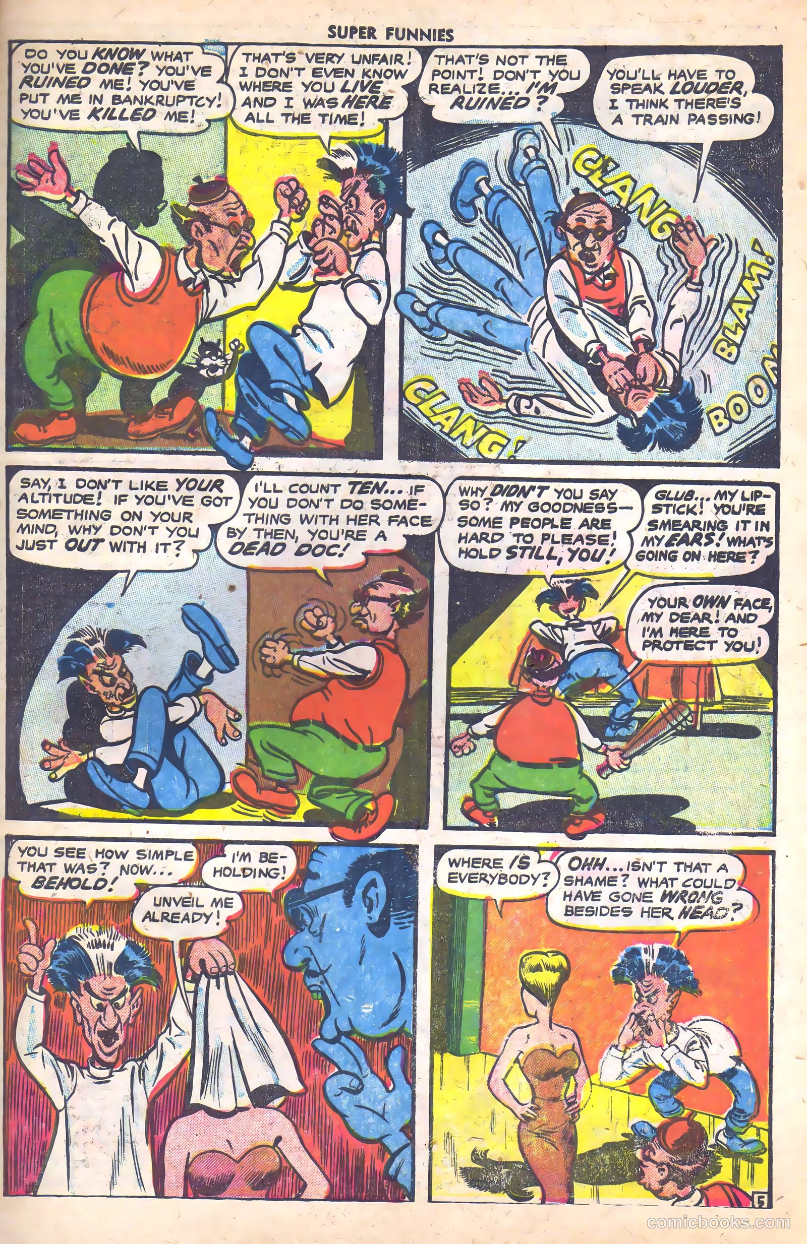 Super Funnies #2 (1954) — page 7 of 36