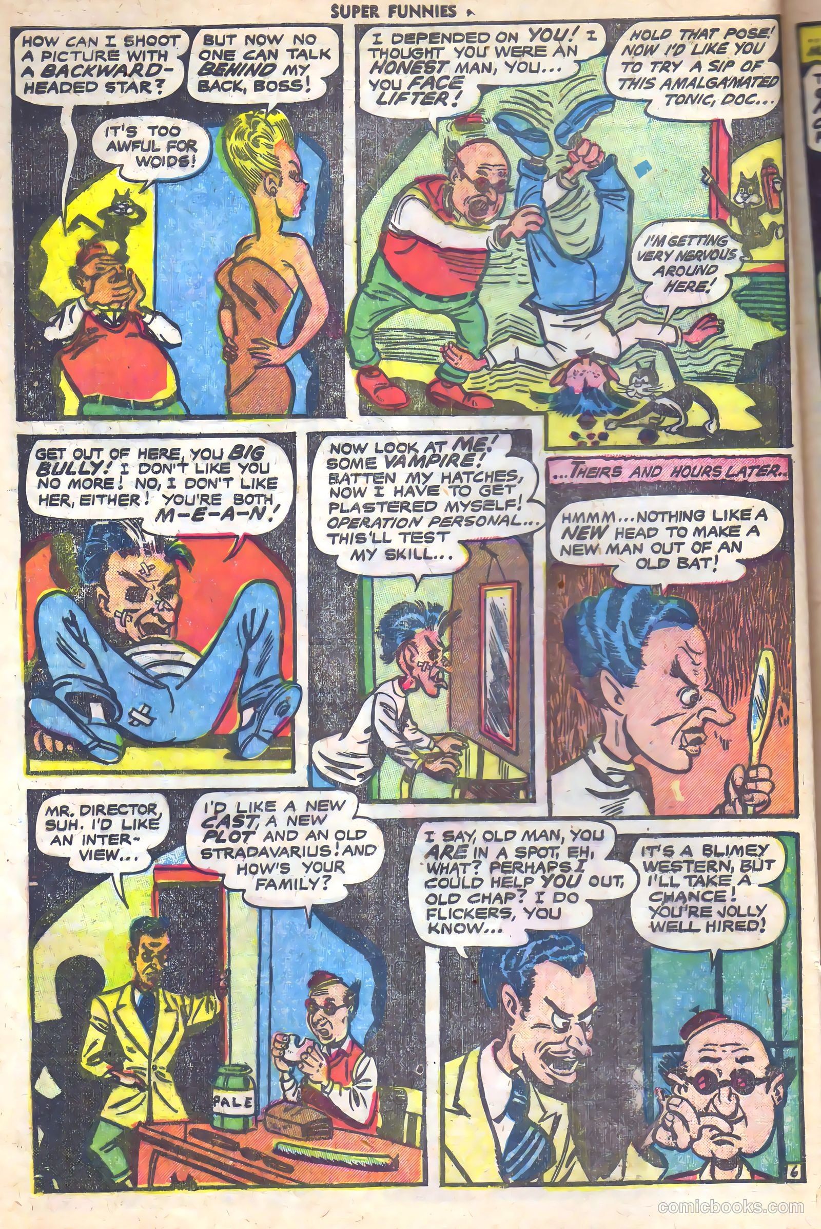 Super Funnies #2 (1954) — page 8 of 36